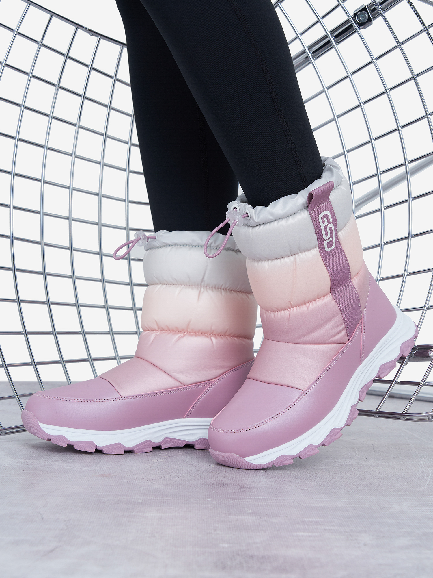 Сапоги утепленные GSD Softy для девочек, розовый, арт. 136375g17-85