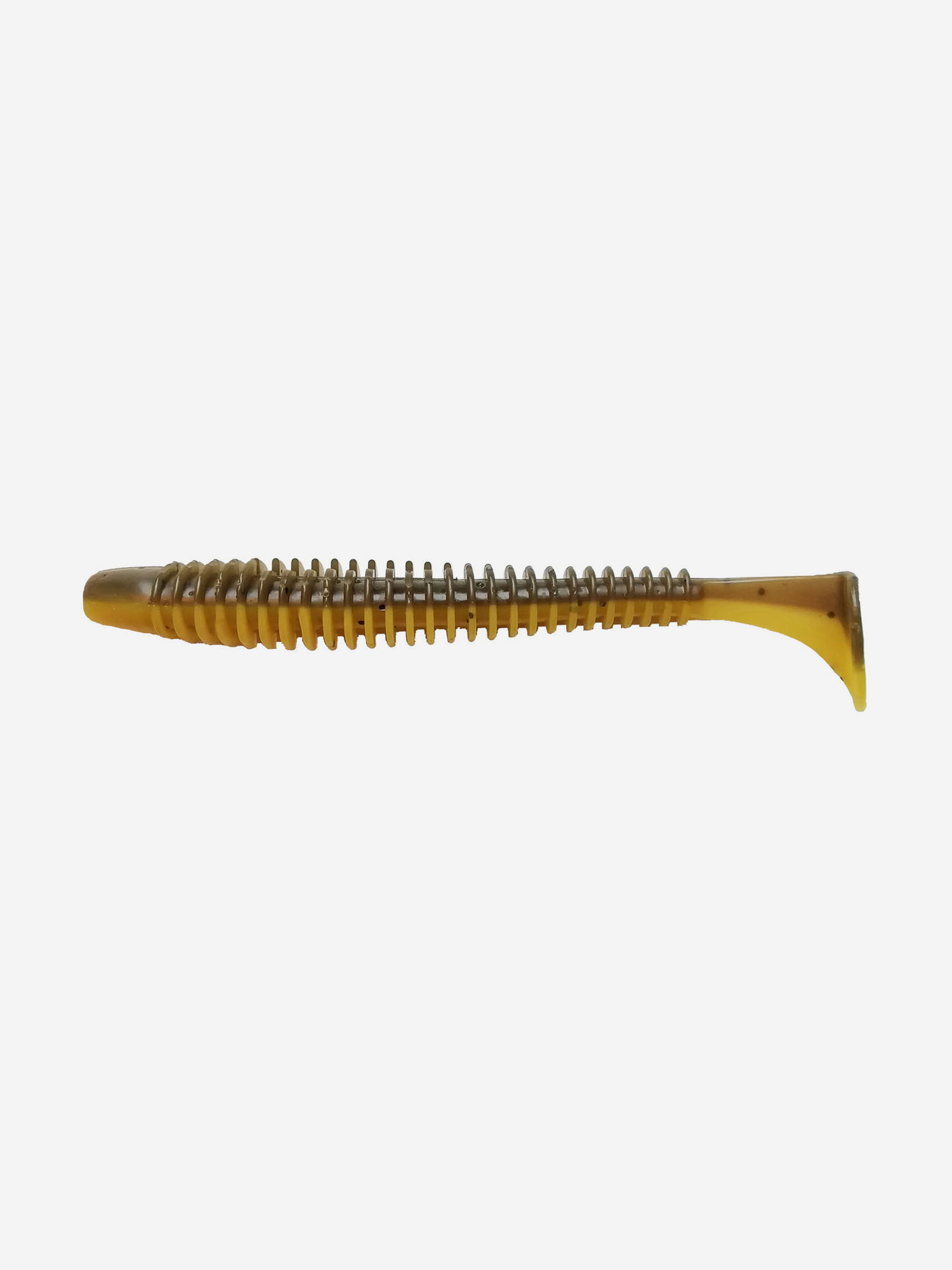 

Виброхвост SANSAN VIBRO Raketa 100, Col. 27 BROWN LIME SHAD, Мультицвет