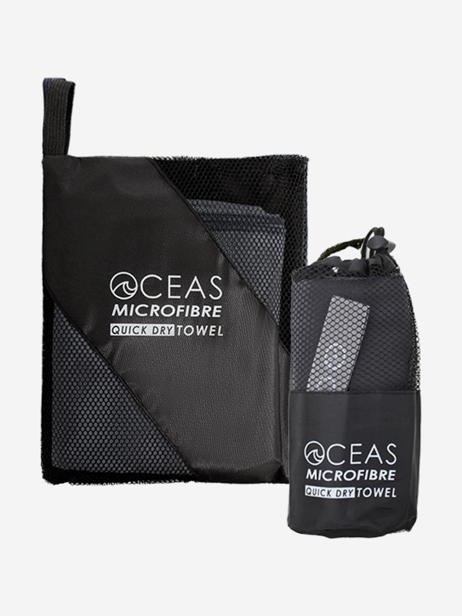 Набор спортивных полотенец из микрофибры OCEAS Серый 1220₽