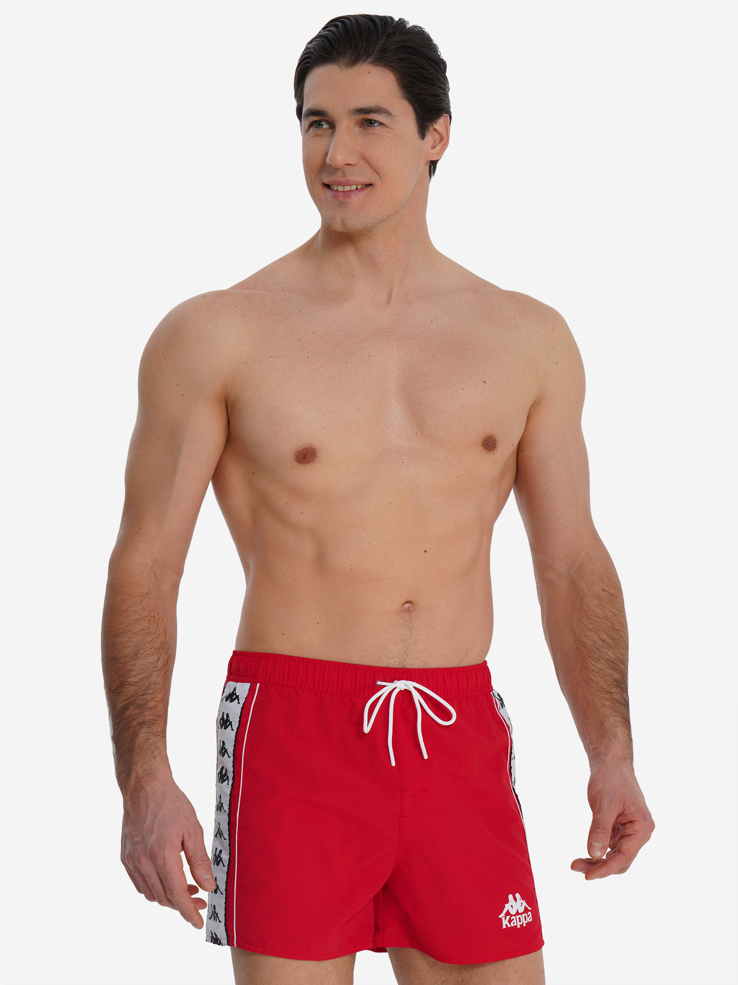 Изображение товара Шорты плавательные мужские Kappa, Красный/белый