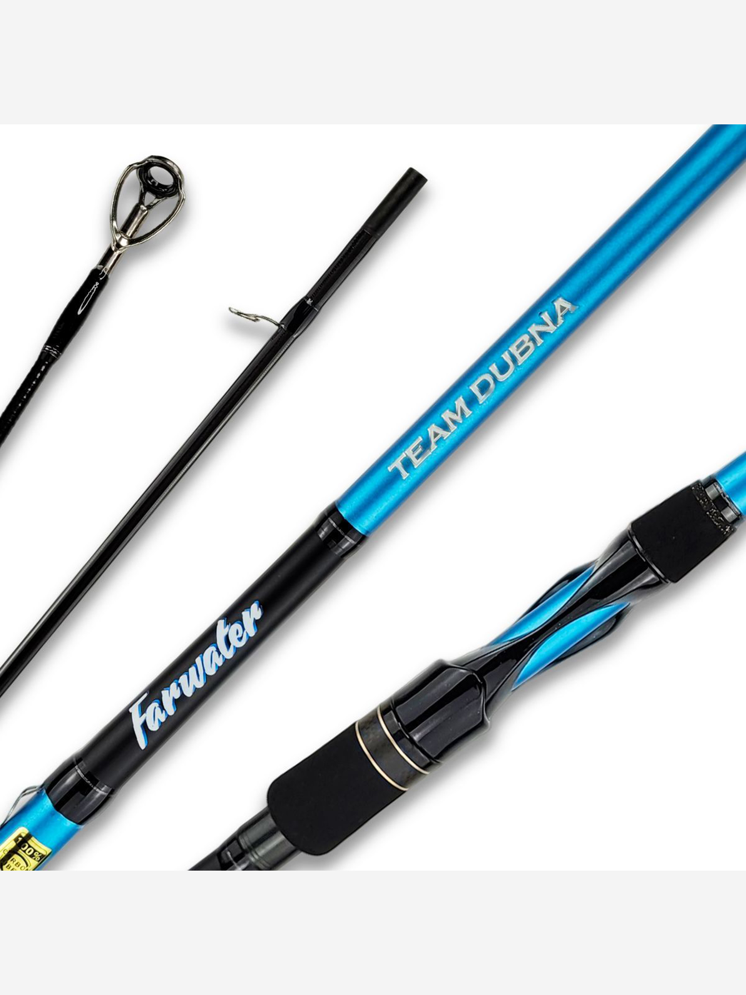 Изображение товара Спиннинг Champion Rods TEAM DUBNA FARWATER TDF-862MH 2.60м 10-42гр, Голубой/Синий/Черный