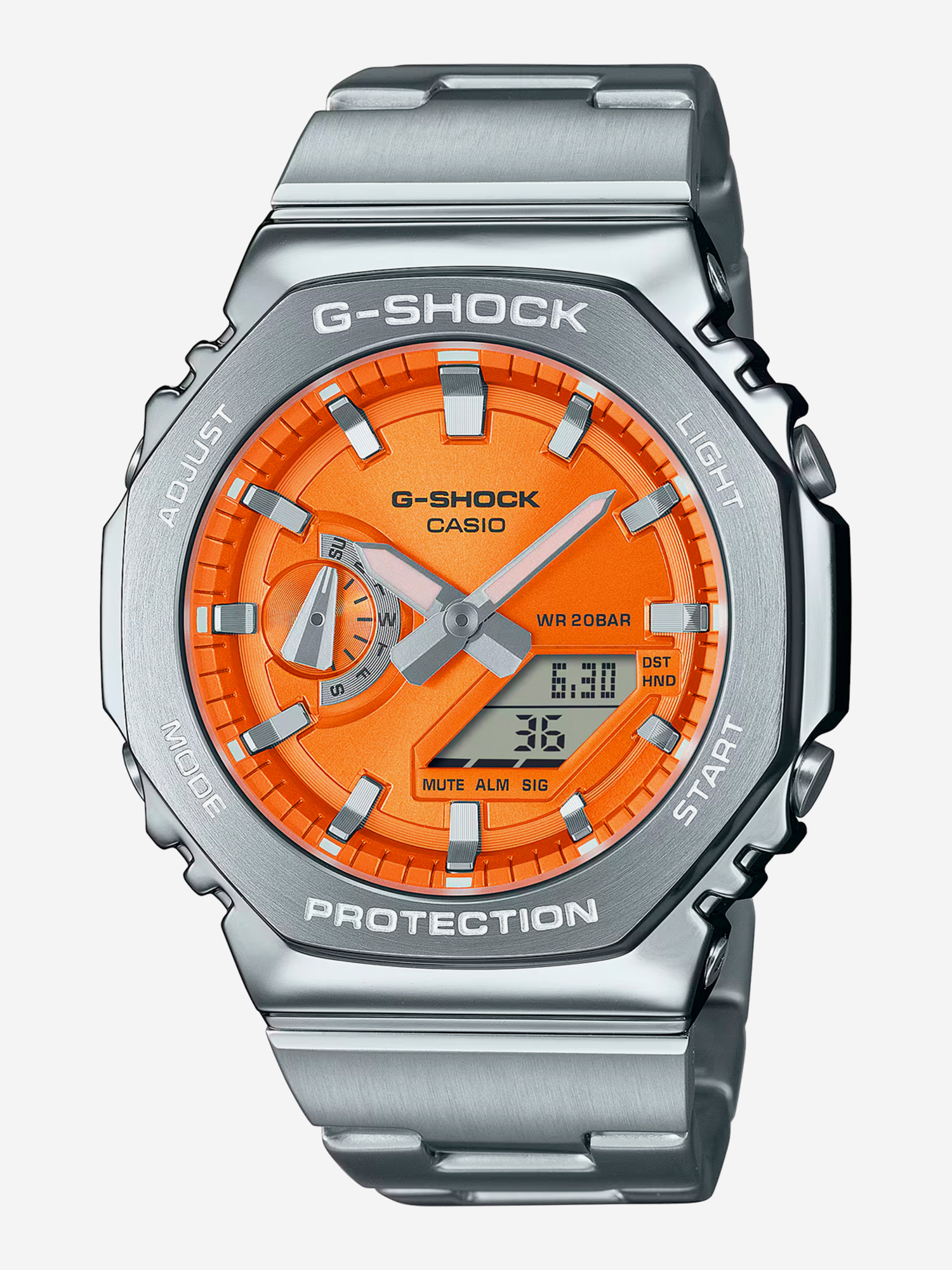 

Наручные часы Casio G-Shock GM-2110D-4A, Серебряный