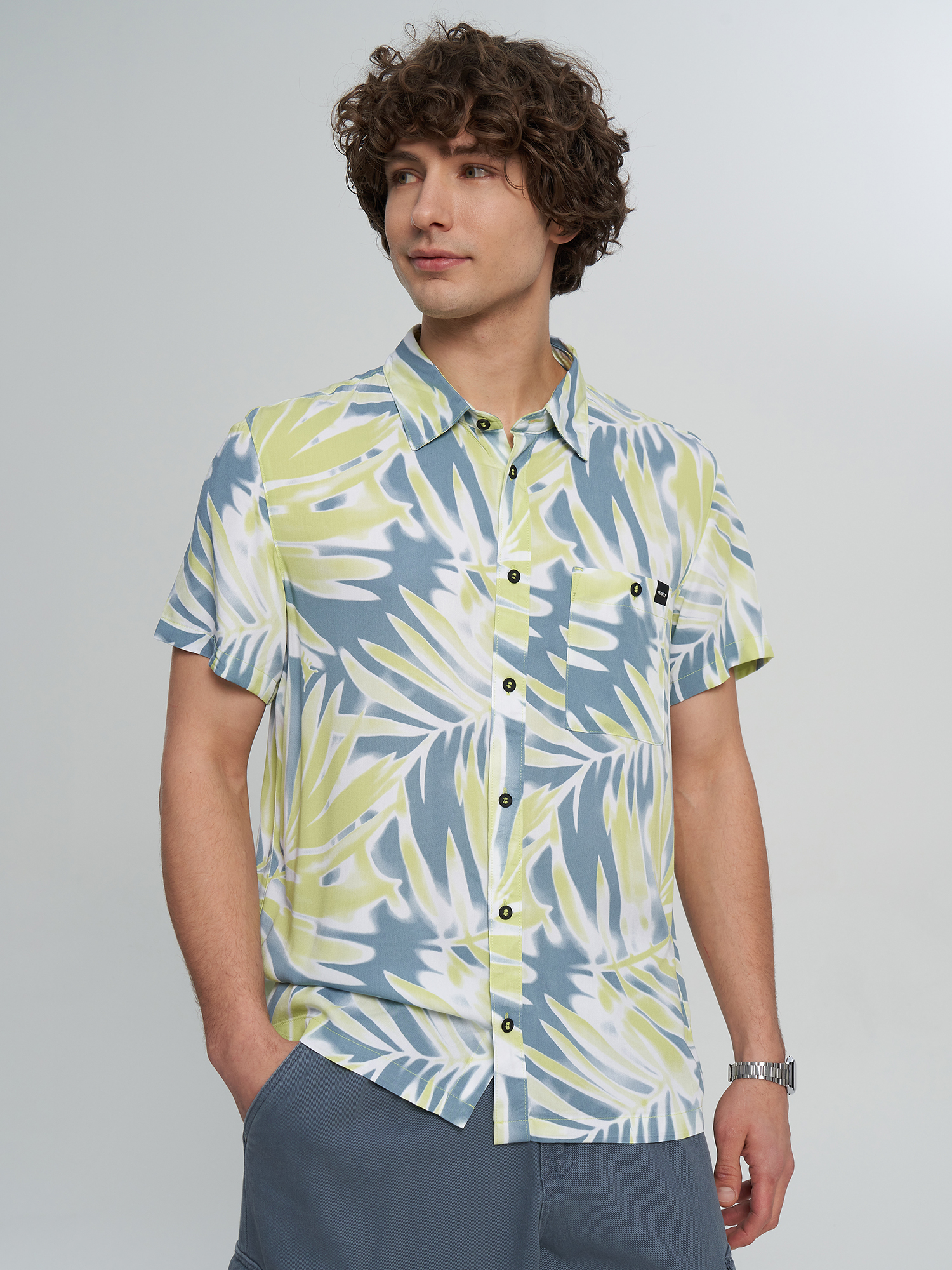 Рубашка с коротким рукавом Termit, желтый, арт. 142523TRT-OA