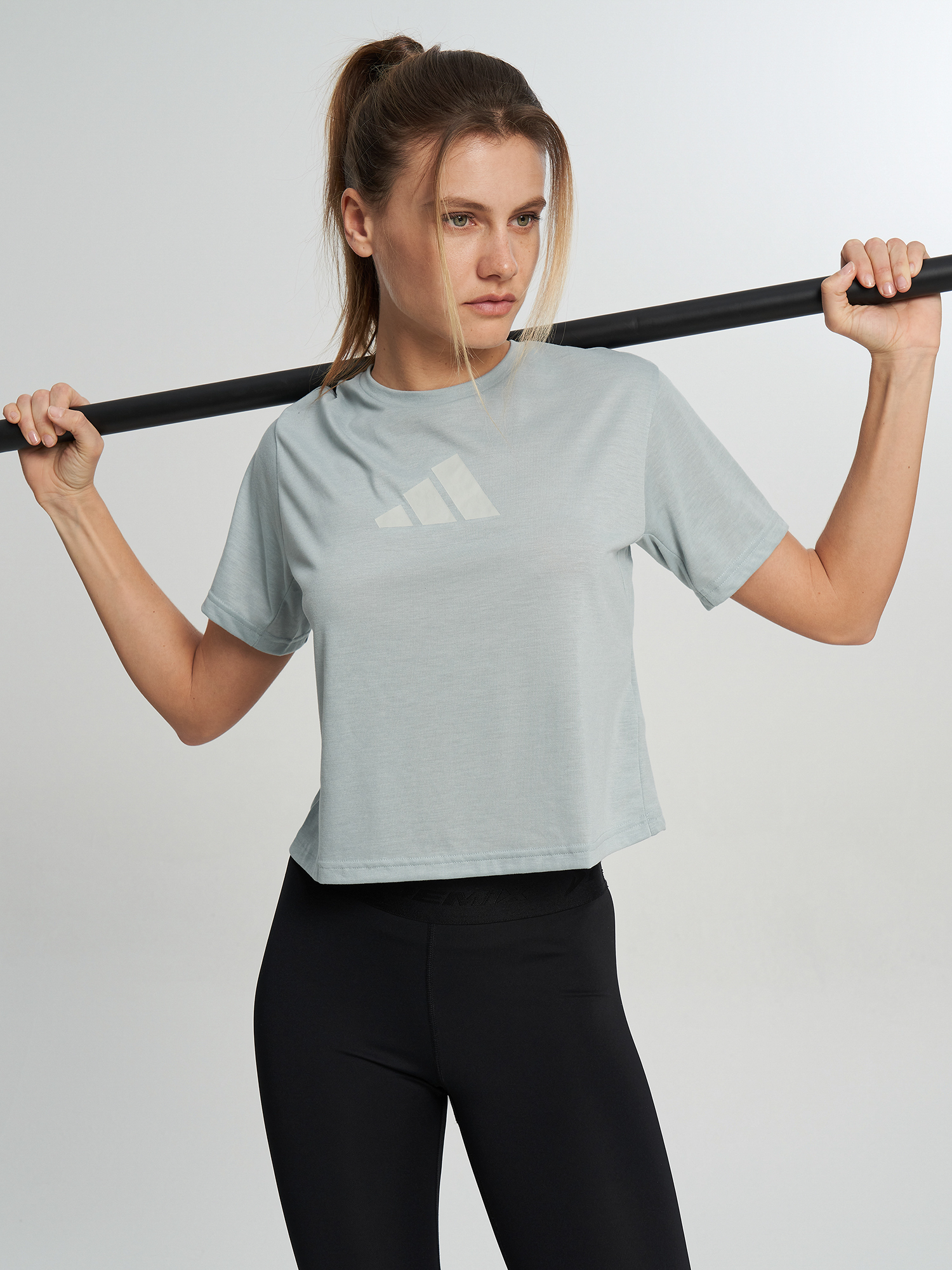 Изображение товара Футболка женская Adidas Train Essentials для фитнеса Изображение товара Футболка женская Adidas Train Essentials для фитнеса