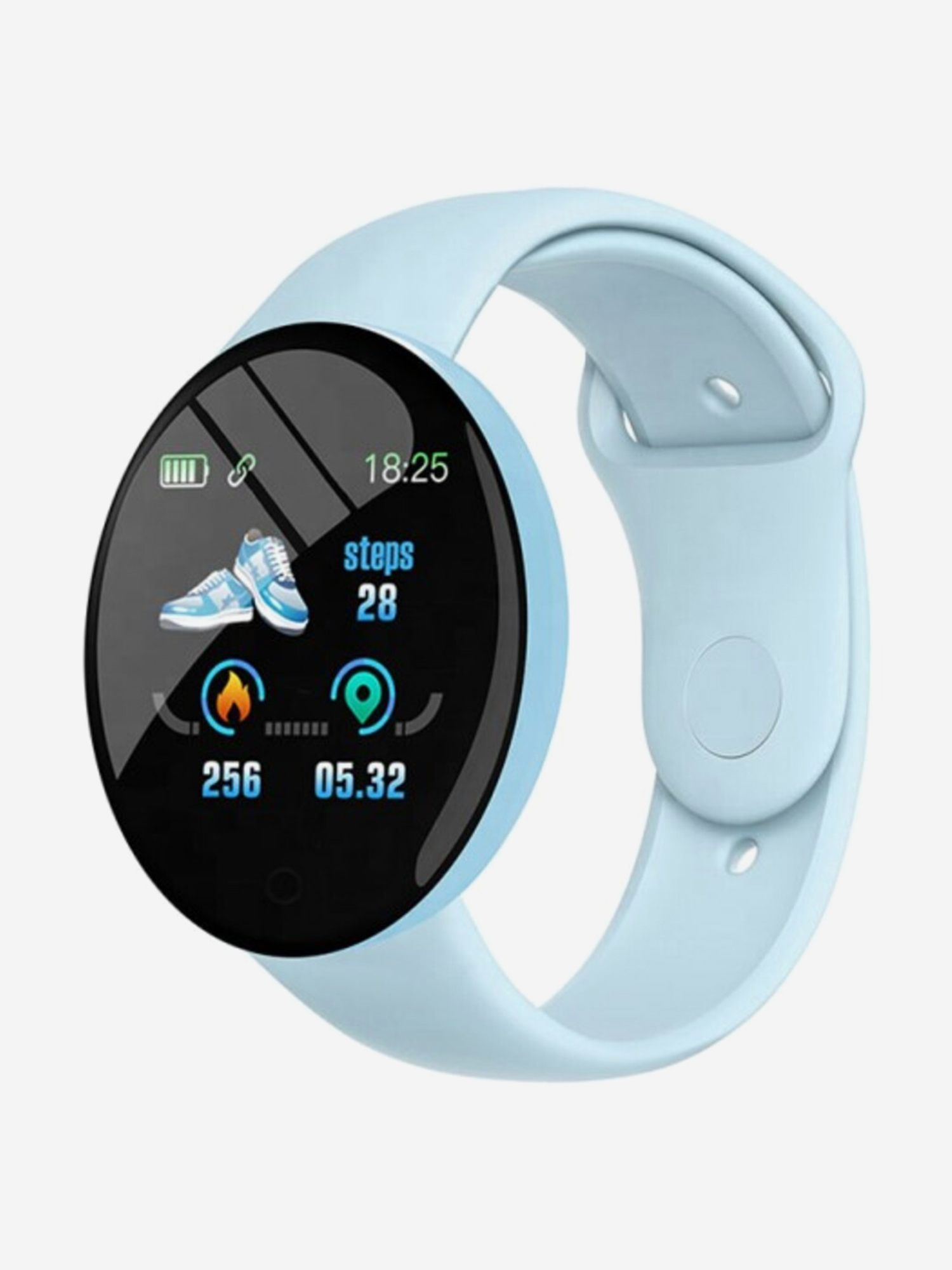 

Смарт-часы BandRate Smart BRSD18SLBLLBL, Голубой