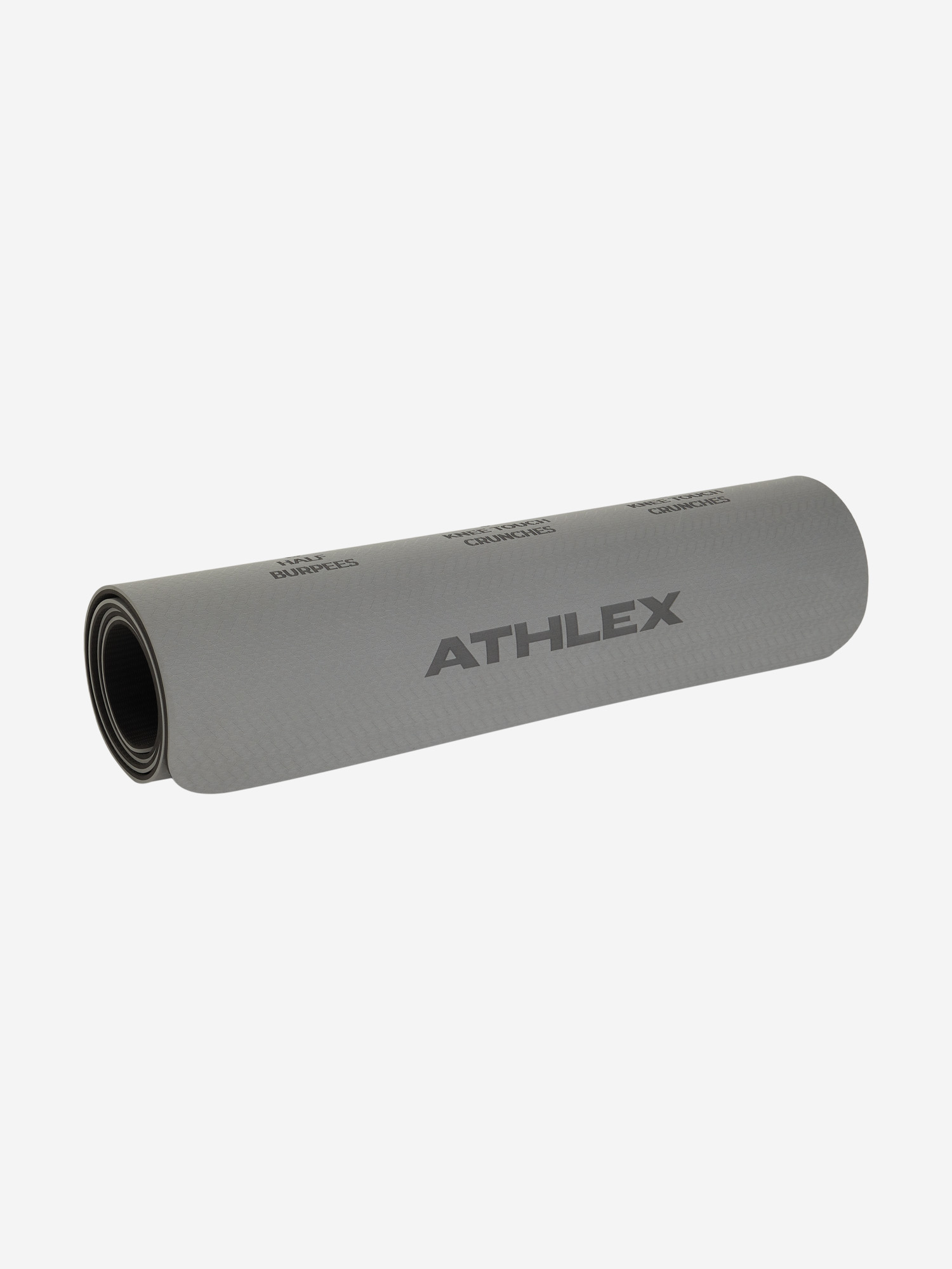 фото Коврик для фитнеса athlex, серый