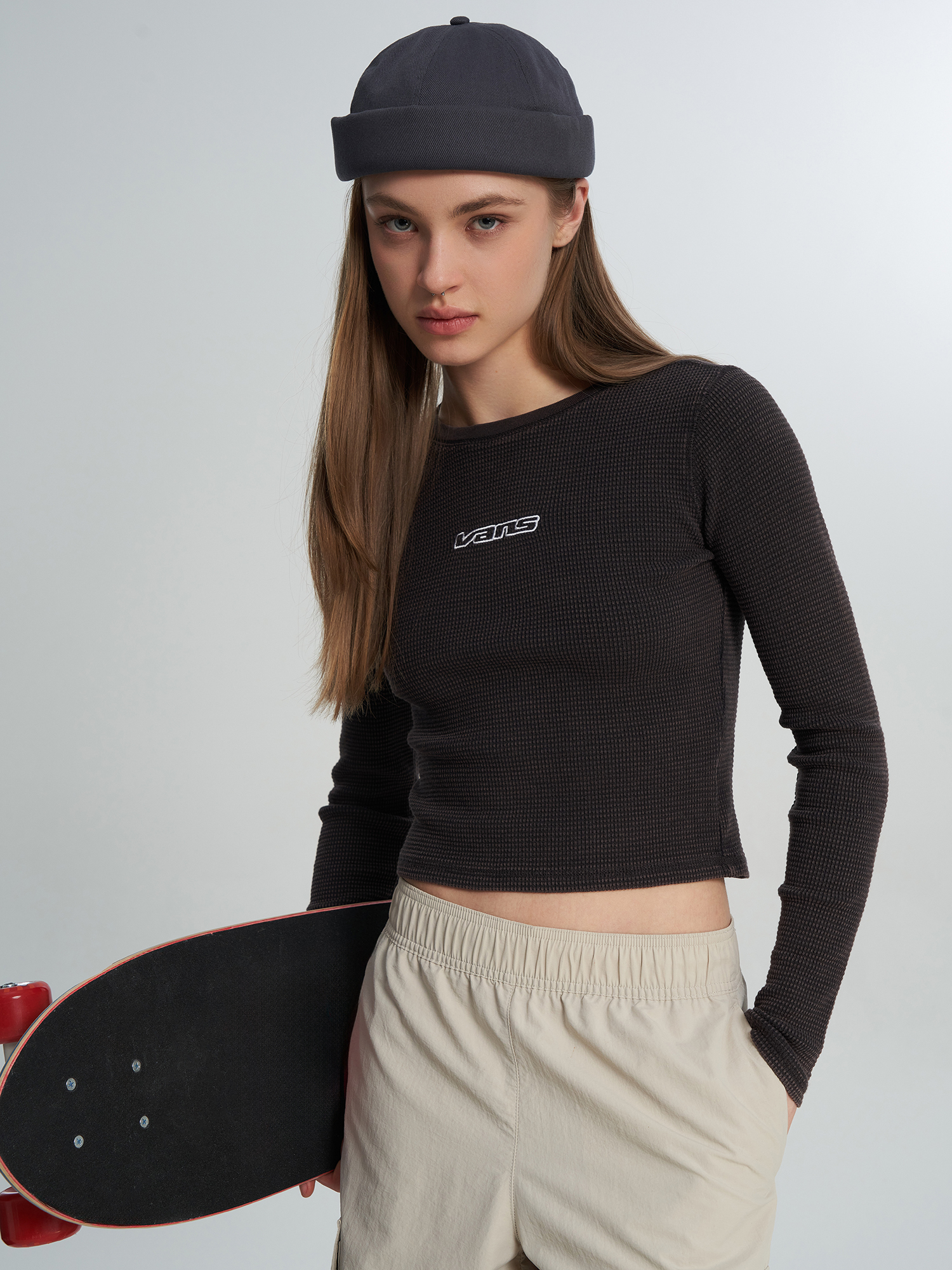 Изображение товара Лонгслив женский Vans Teri Waffle