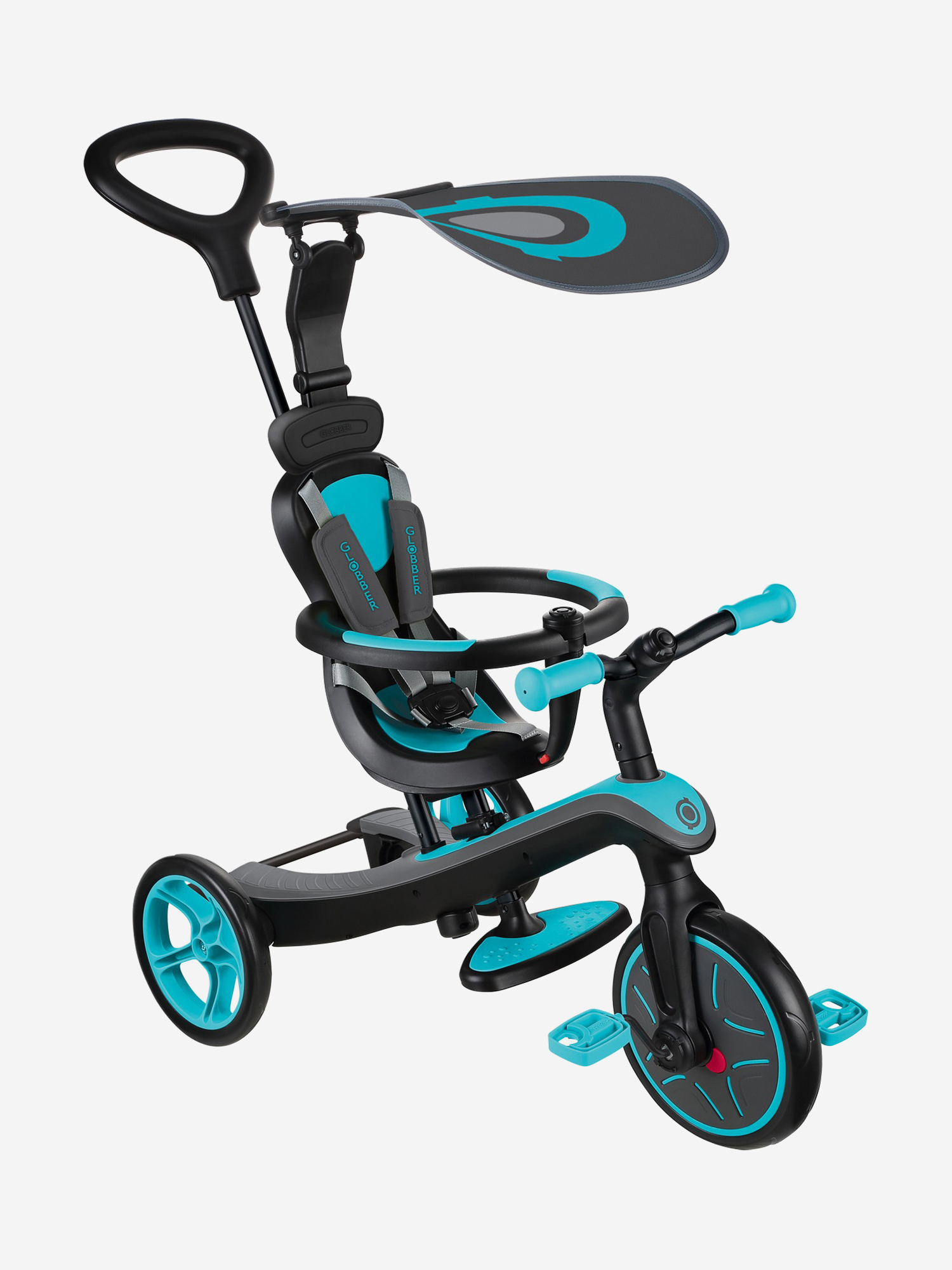 

Трехколесный велосипед-беговел Globber TRIKE EXPLORER (4в1), Голубой
