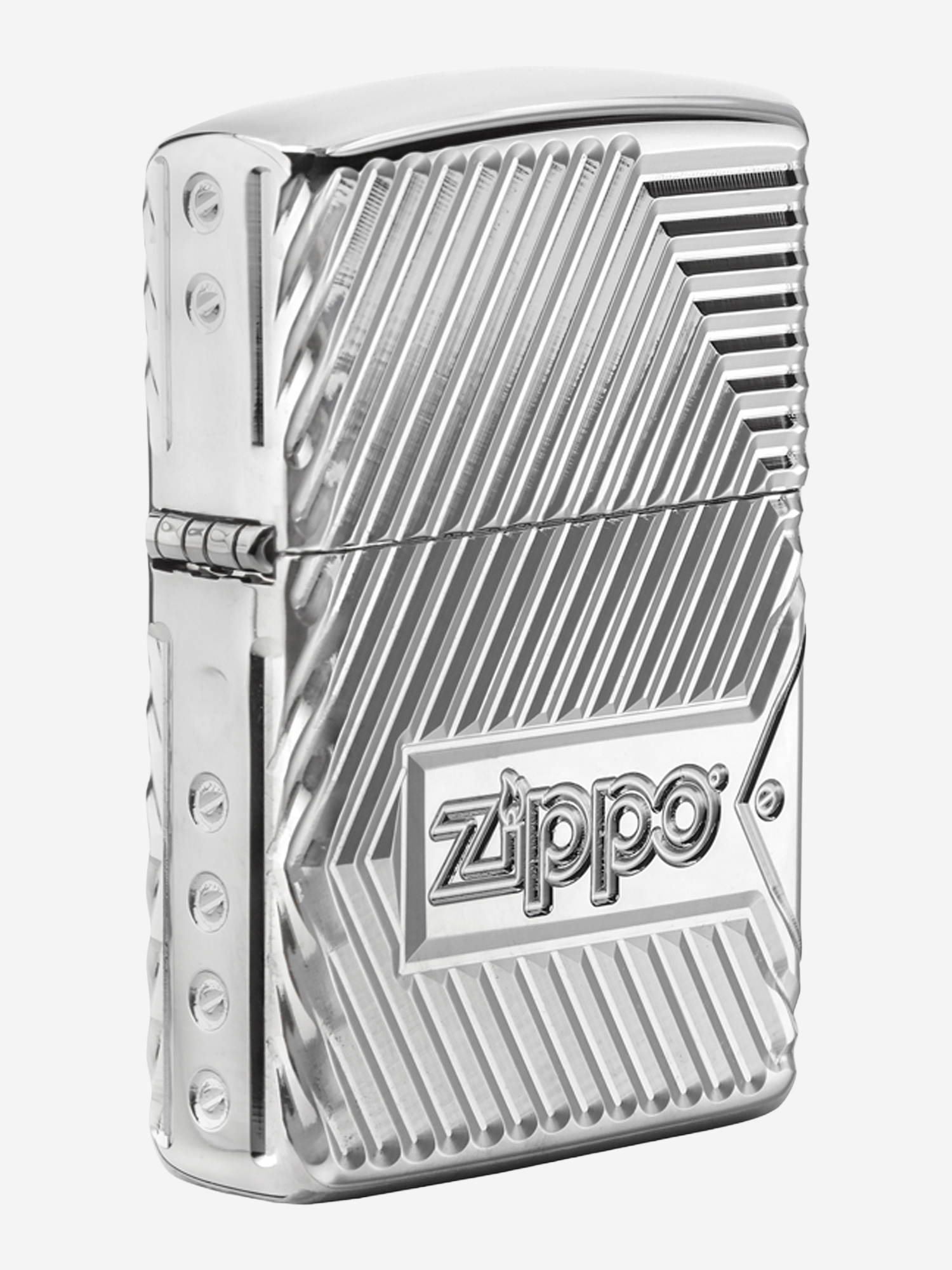 Изображение товара Зажигалка Zippo Armor Bolts Design High Polish Chrome
