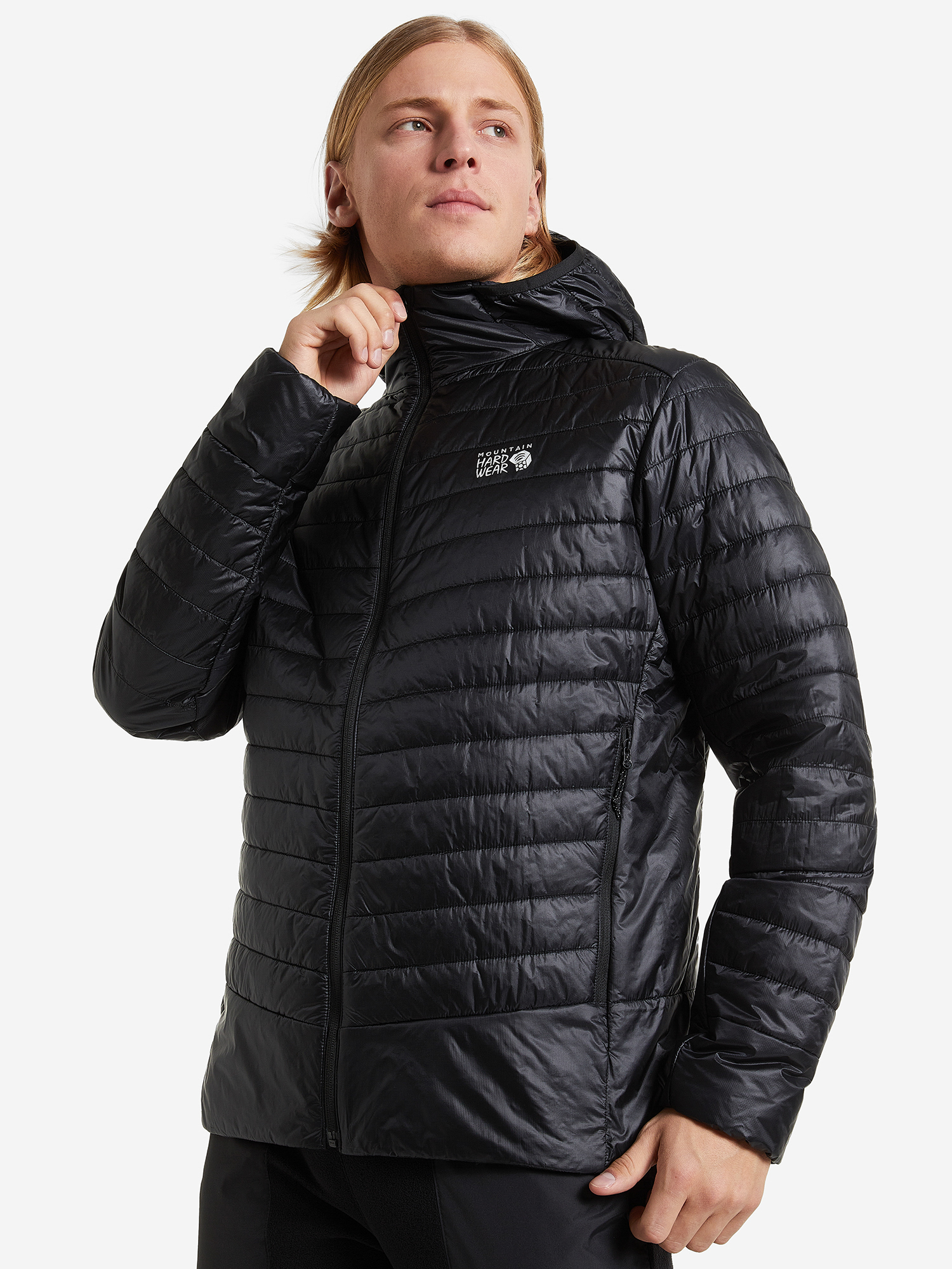 

Куртка утепленная мужская Mountain Hardwear Ghost Shadow™ Hoody, Черный