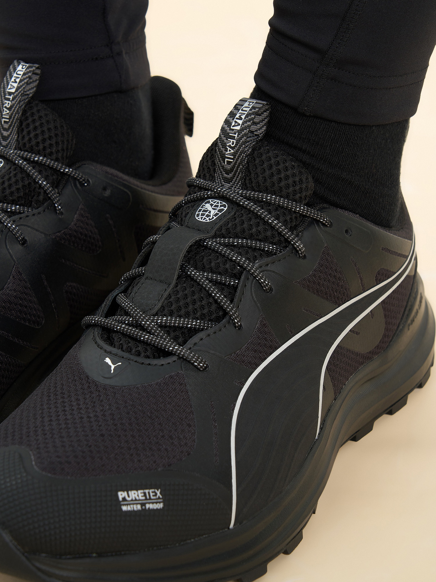 Кроссовки мужские PUMA Reflect Lite Trail Ptx, Черный Вид№9