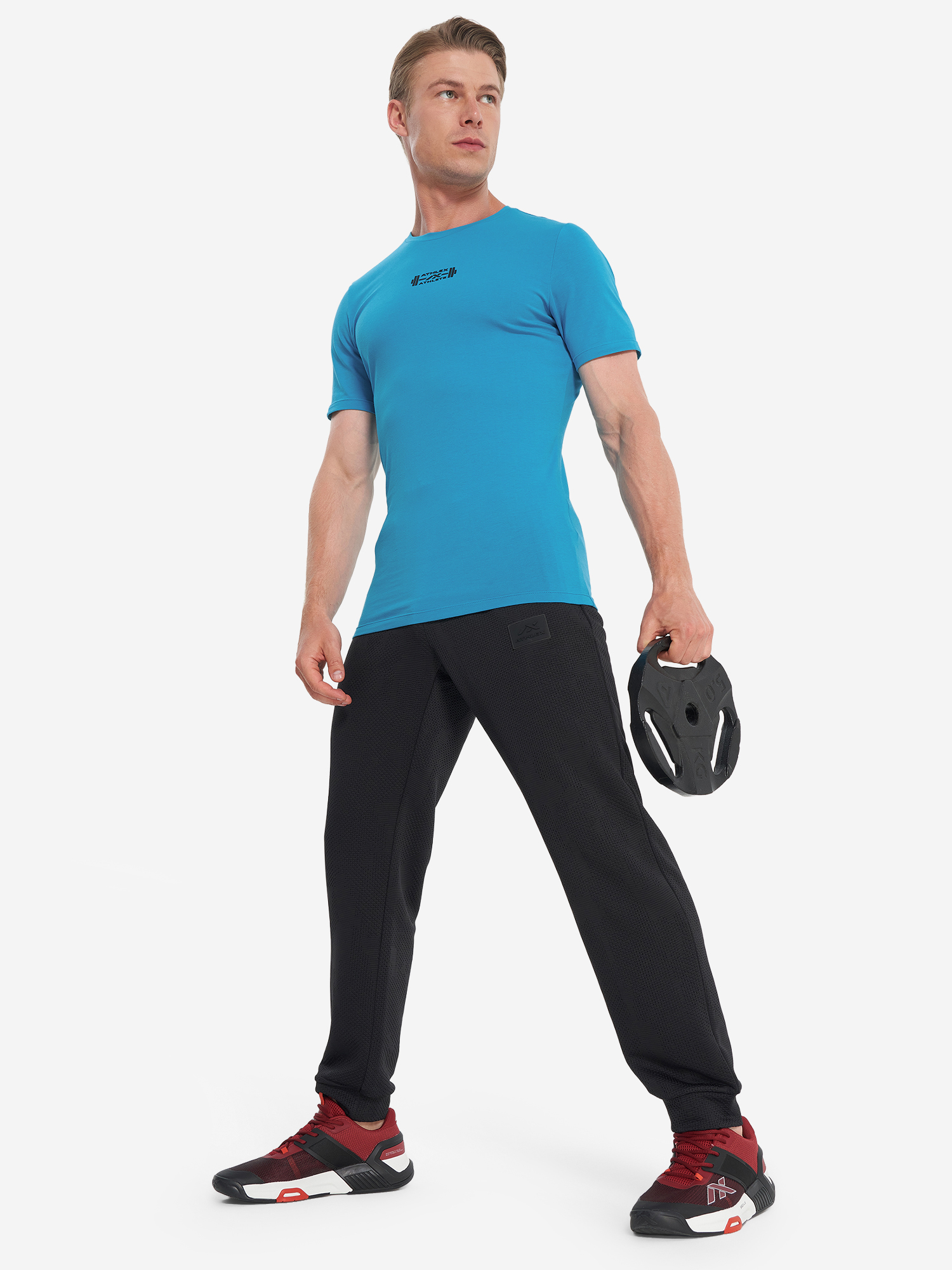 фото Футболка мужская athlex, голубой