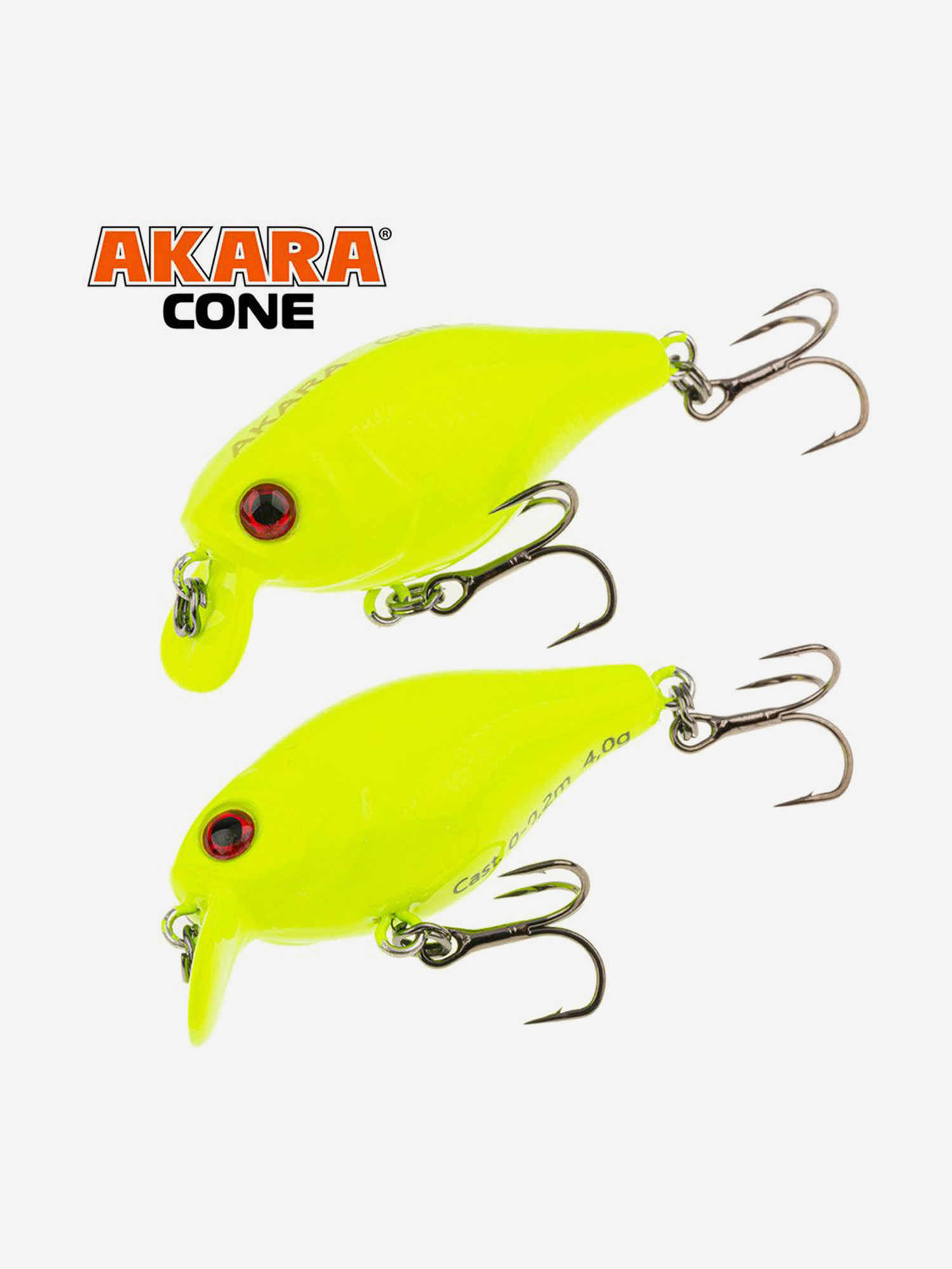 Изображение товара Воблер Akara Cone 35F кренк плавающий на форель, голавля 4гр A-223