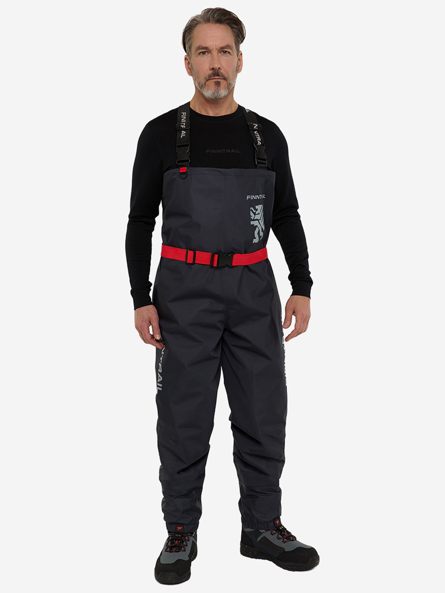 Изображение товара Вейдерсы мужские мембранные FINNTRAIL Timber с носком темно-серые