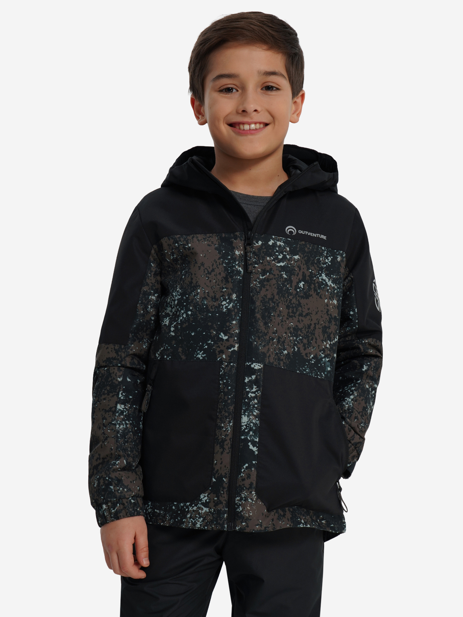 Легкая куртка Outventure для мальчиков, зеленый, арт. 142115out-u2