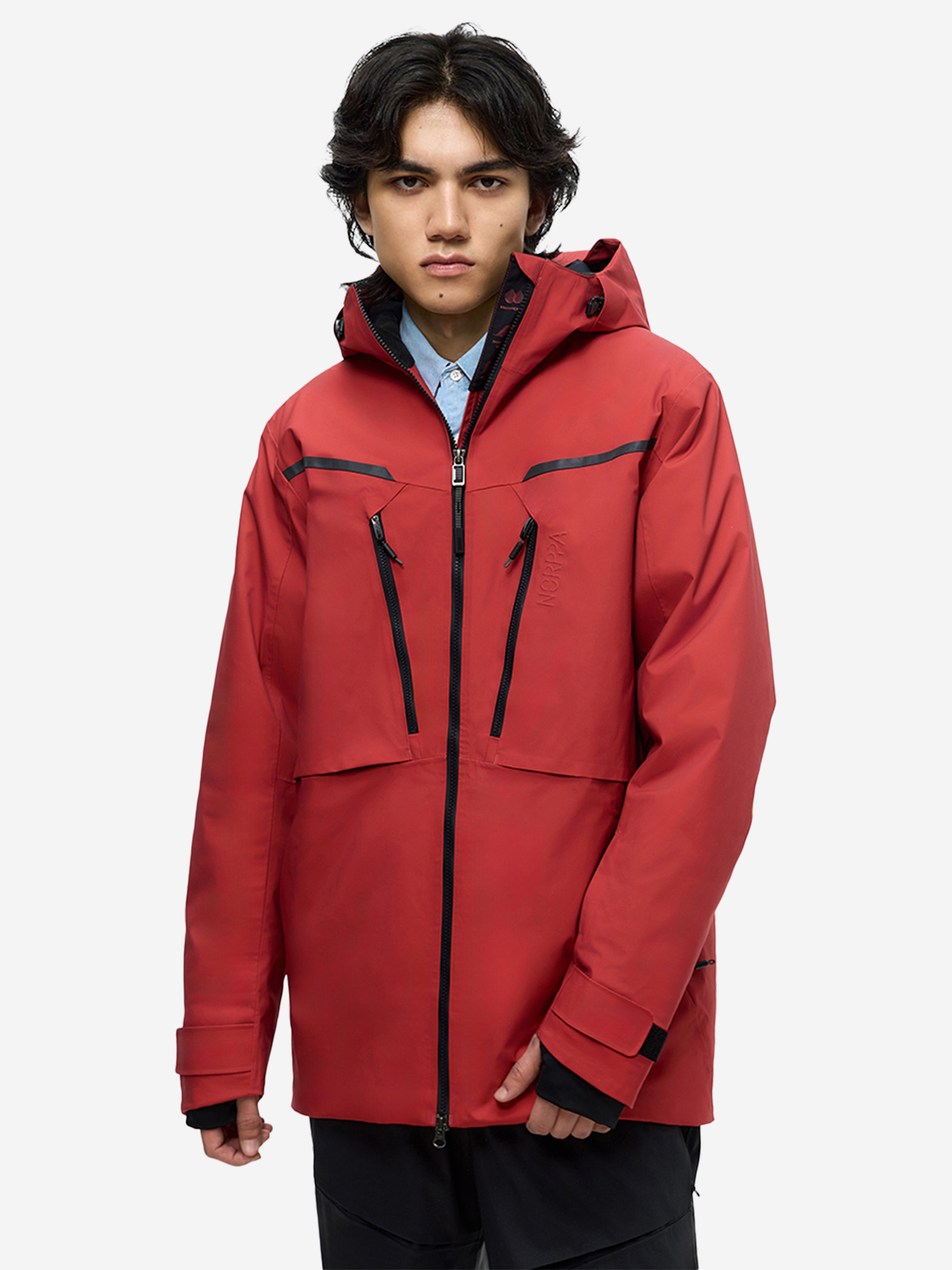 Изображение товара Куртка мужская NORPPA Korf красная для активного отдыха