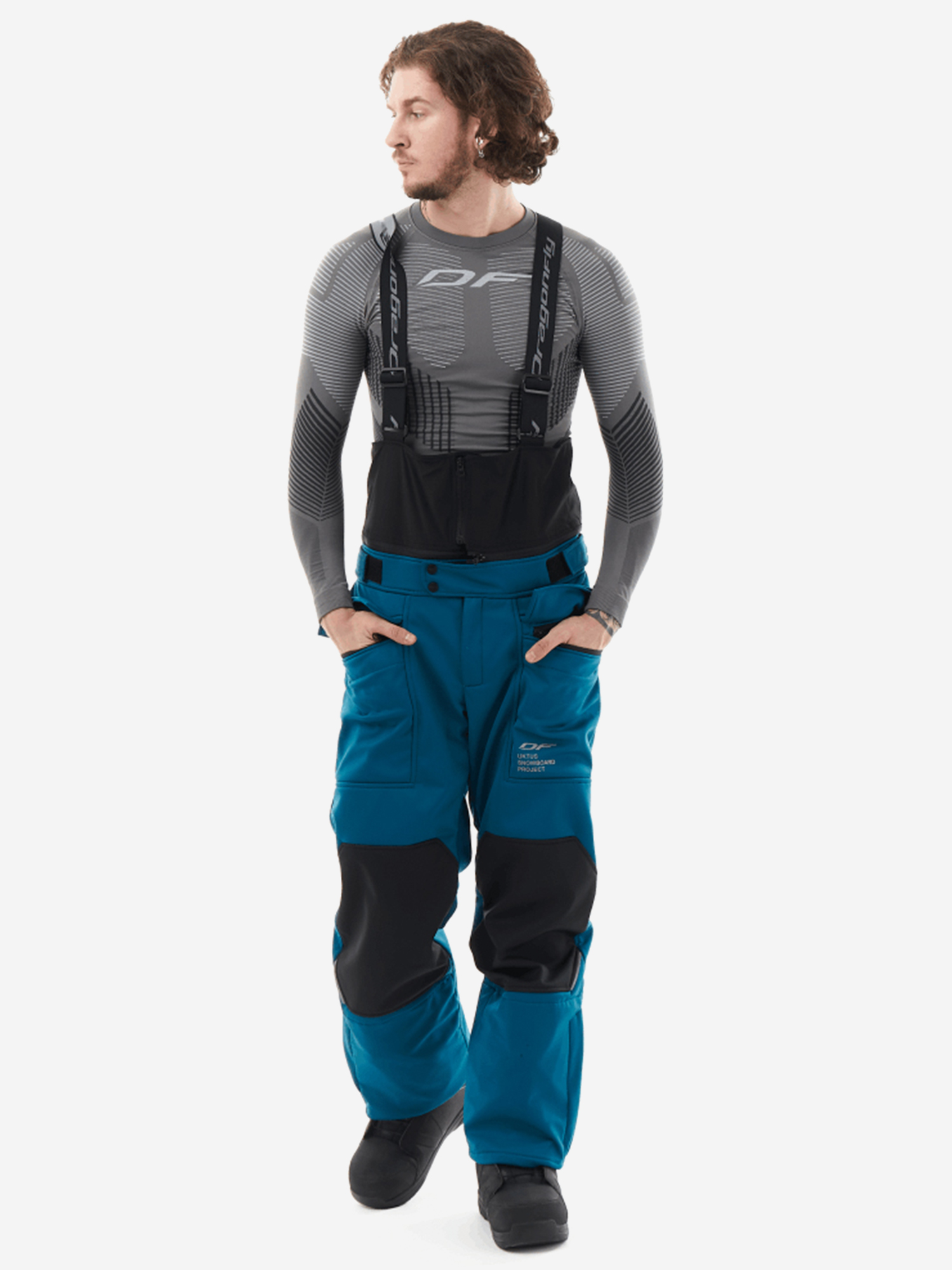 Изображение товара Мужские сноубордические брюки Dragonfly UKTUS софтшелл водоотталкивающие зимние