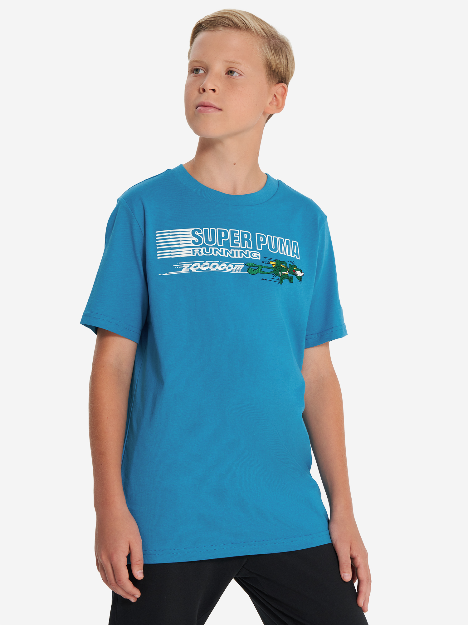 Футболка PUMA Super Graphic, голубой, арт. 24961