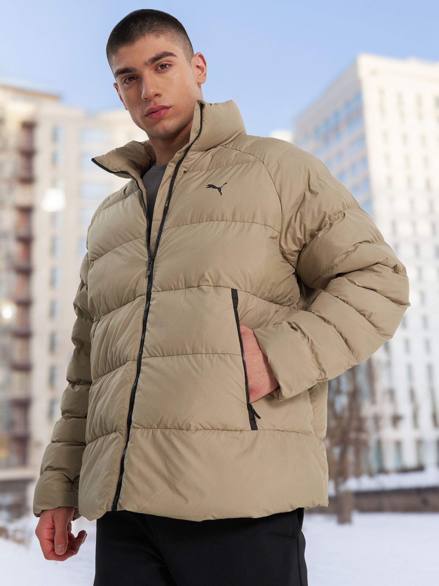 

Пуховик мужской PUMA Mono, Коричневый