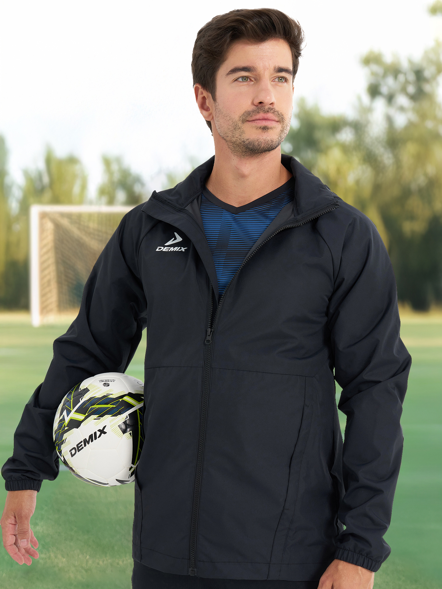 

Ветровка мужская Demix Midfielder, Черный