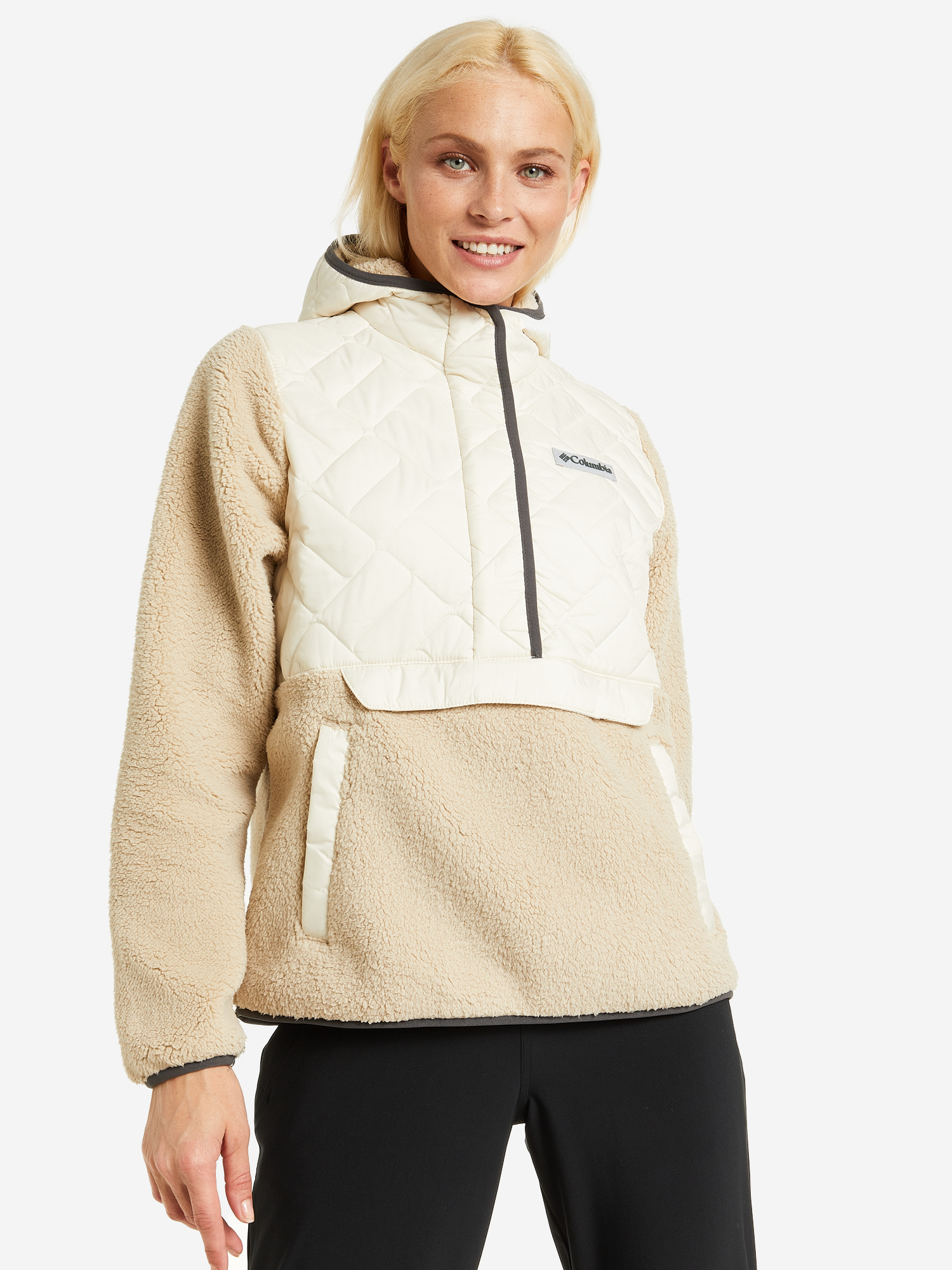 

Джемпер флисовый женский Columbia Sweet View Fleece Hooded Pullover, Бежевый