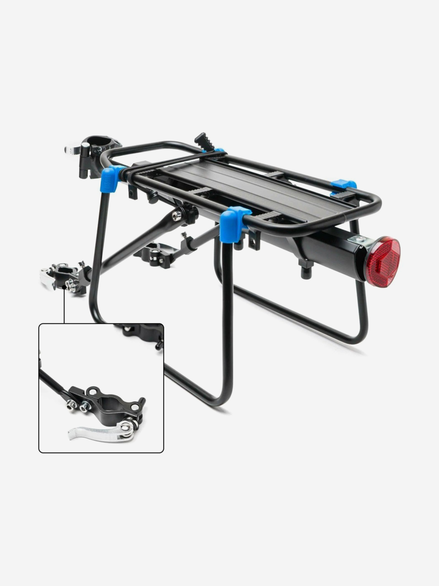 Багажник вело ROCKBROS алюминиевый универсальный Черный 1990₽