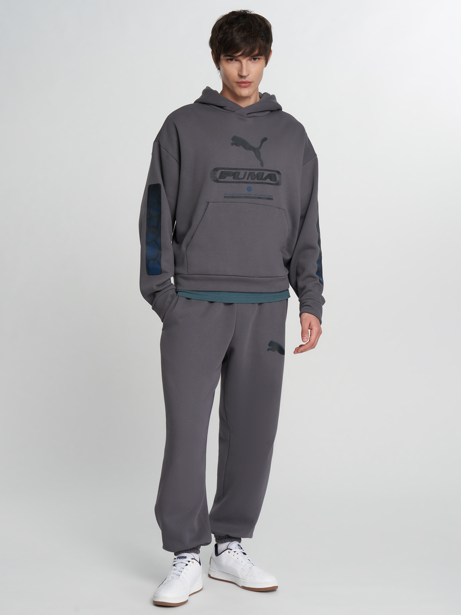 Худи мужское PUMA Sport, Серый 3