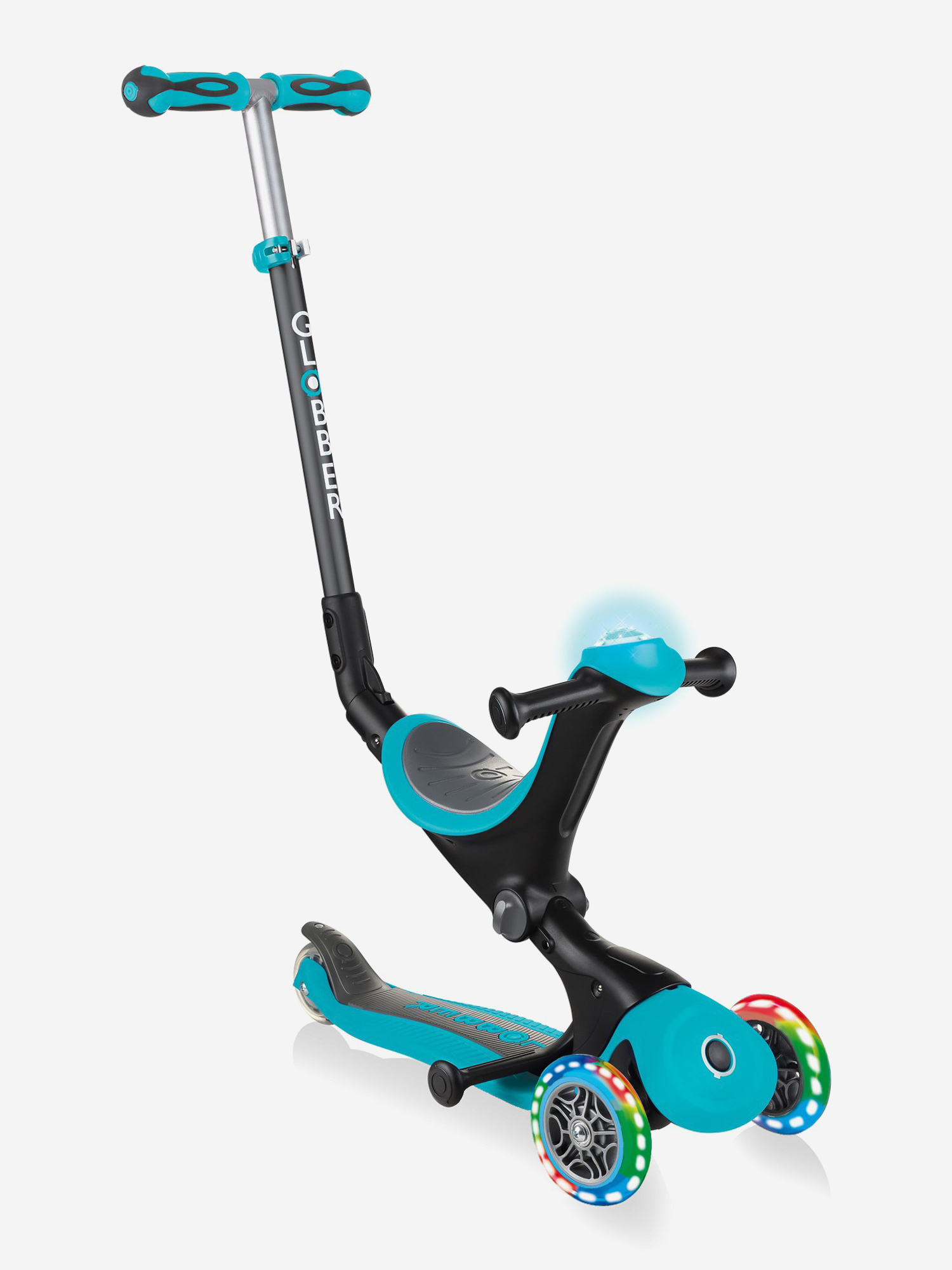 

Самокат Globber GO UP DELUXE PLAY LIGHT, Голубой