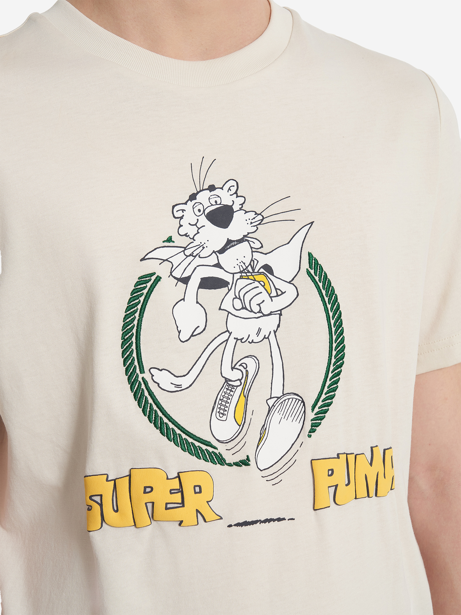 Футболка для мальчиков PUMA Super Graphic, Бежевый 5