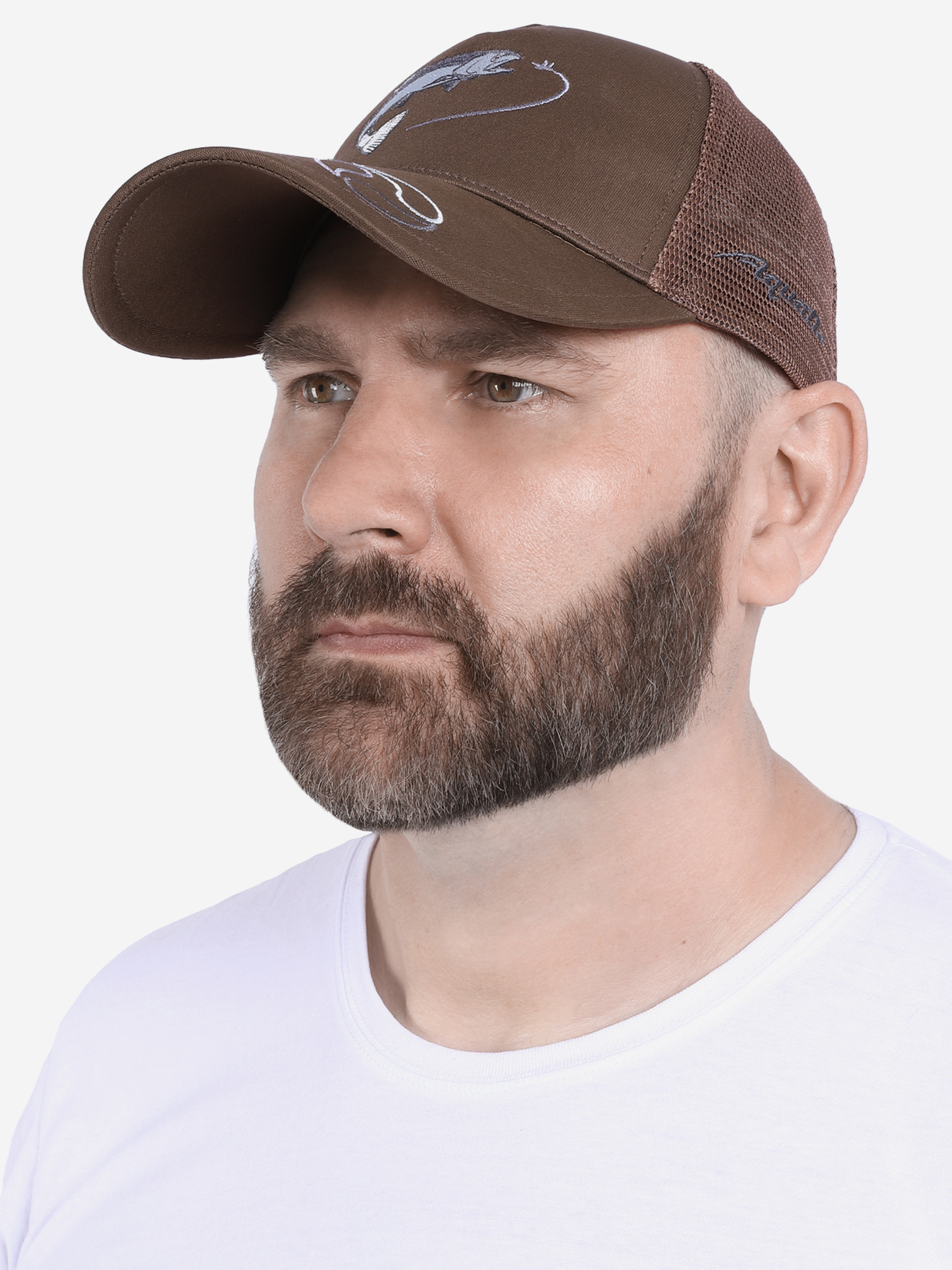 Изображение товара Кепка Aquatic с вышивкой КА-10Ф для рыбалки и отдыха мужская летняя