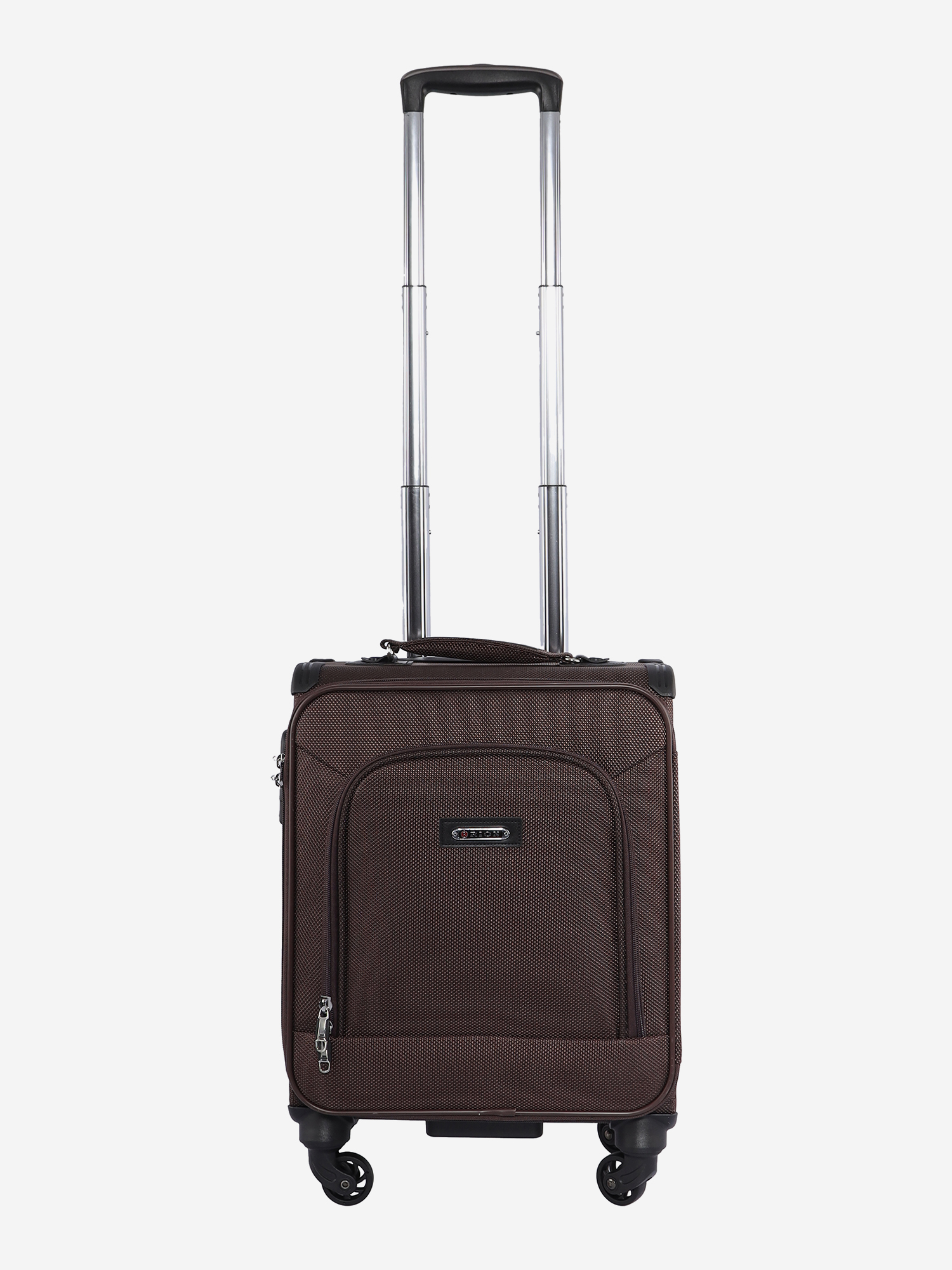 Изображение товара Чемодан Рион+ коричневый, объем 38 л, 100% ПВХ