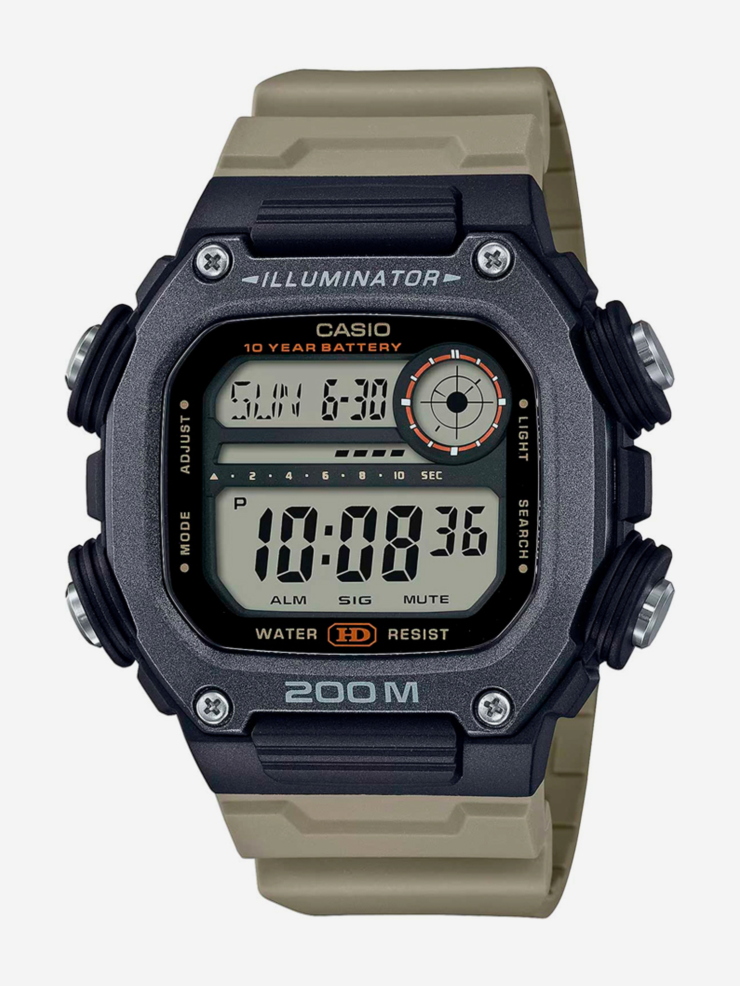 

Спортивные часы CASIO DW-291HX-5A, Зеленый