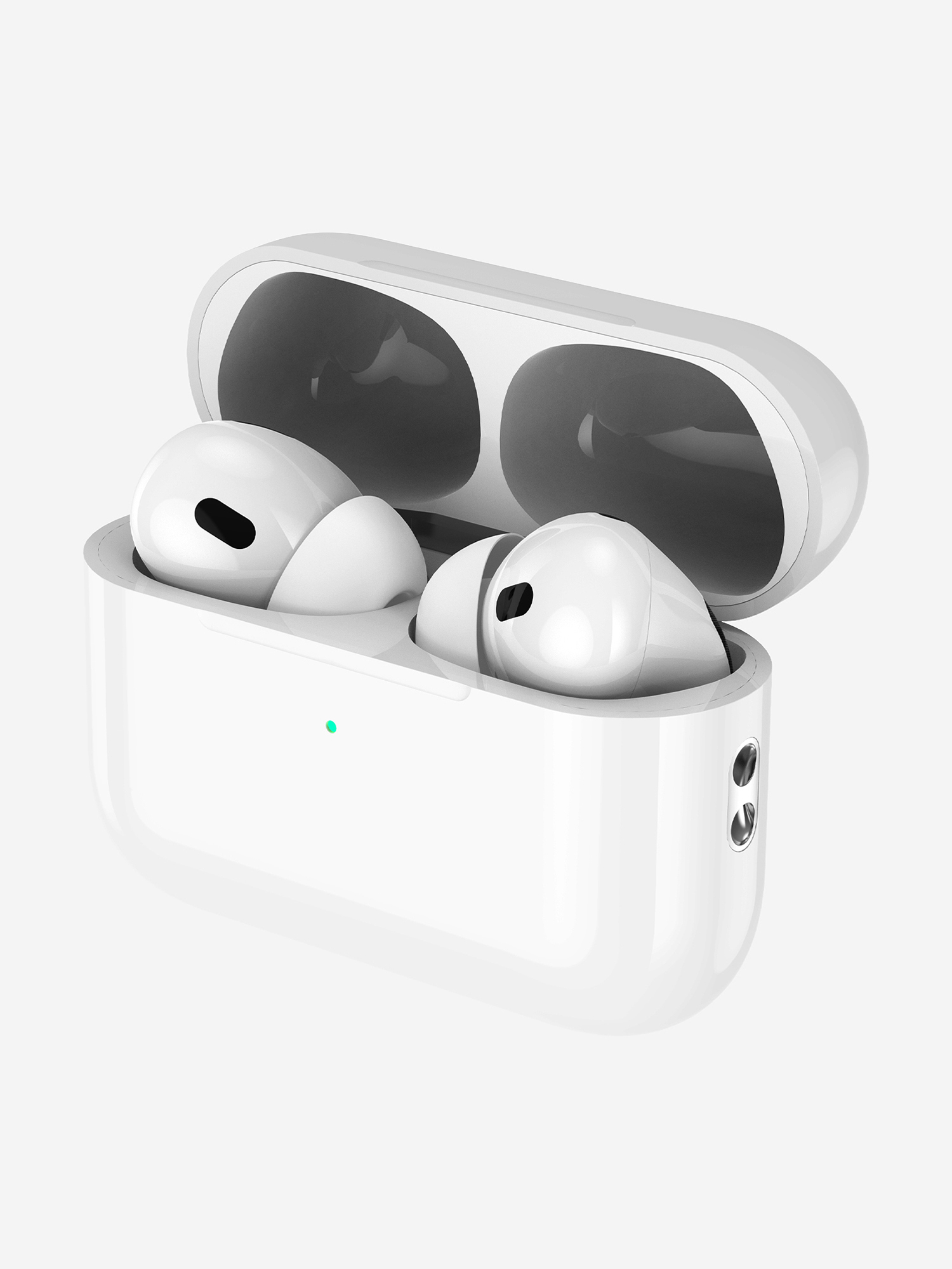 Изображение товара Беспроводные наушники с микрофоном Air Pro 2, TWS, bluetooth 5.3, 300 мАч, Qi Изображение товара Беспроводные наушники с микрофоном Air Pro 2, TWS, bluetooth 5.3, 300 мАч, Qi