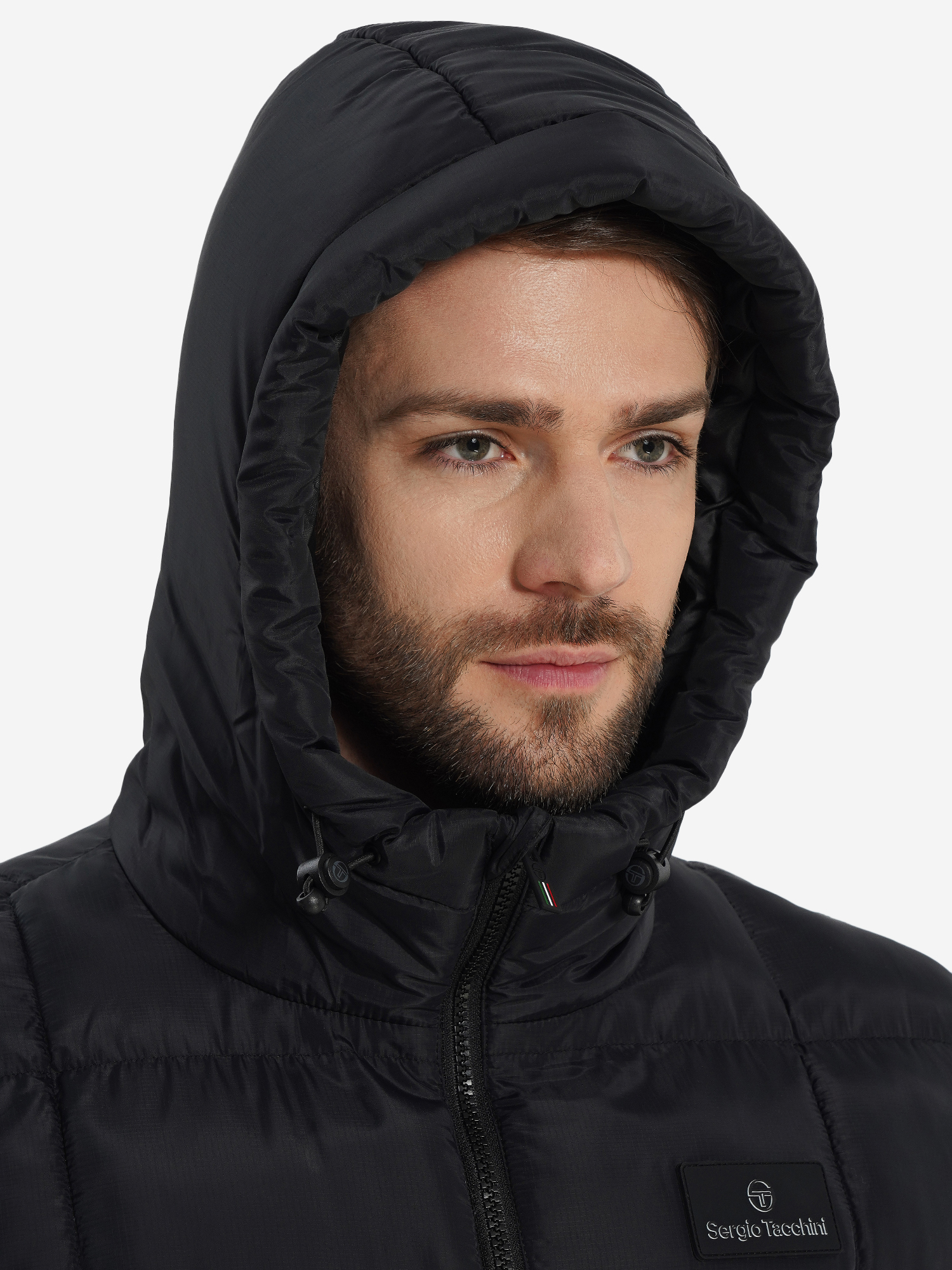 фото Куртка утепленная мужская sergio tacchini rob, черный