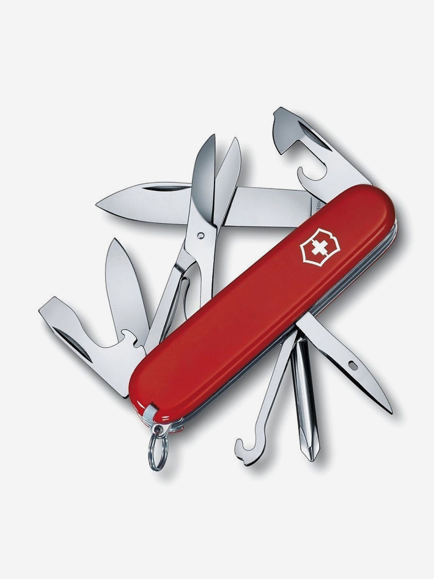 Нож складной Victorinox Super Tinker, 91 мм, 14 функций, Красный нож складной victorinox climber 91 мм 14 функций красный