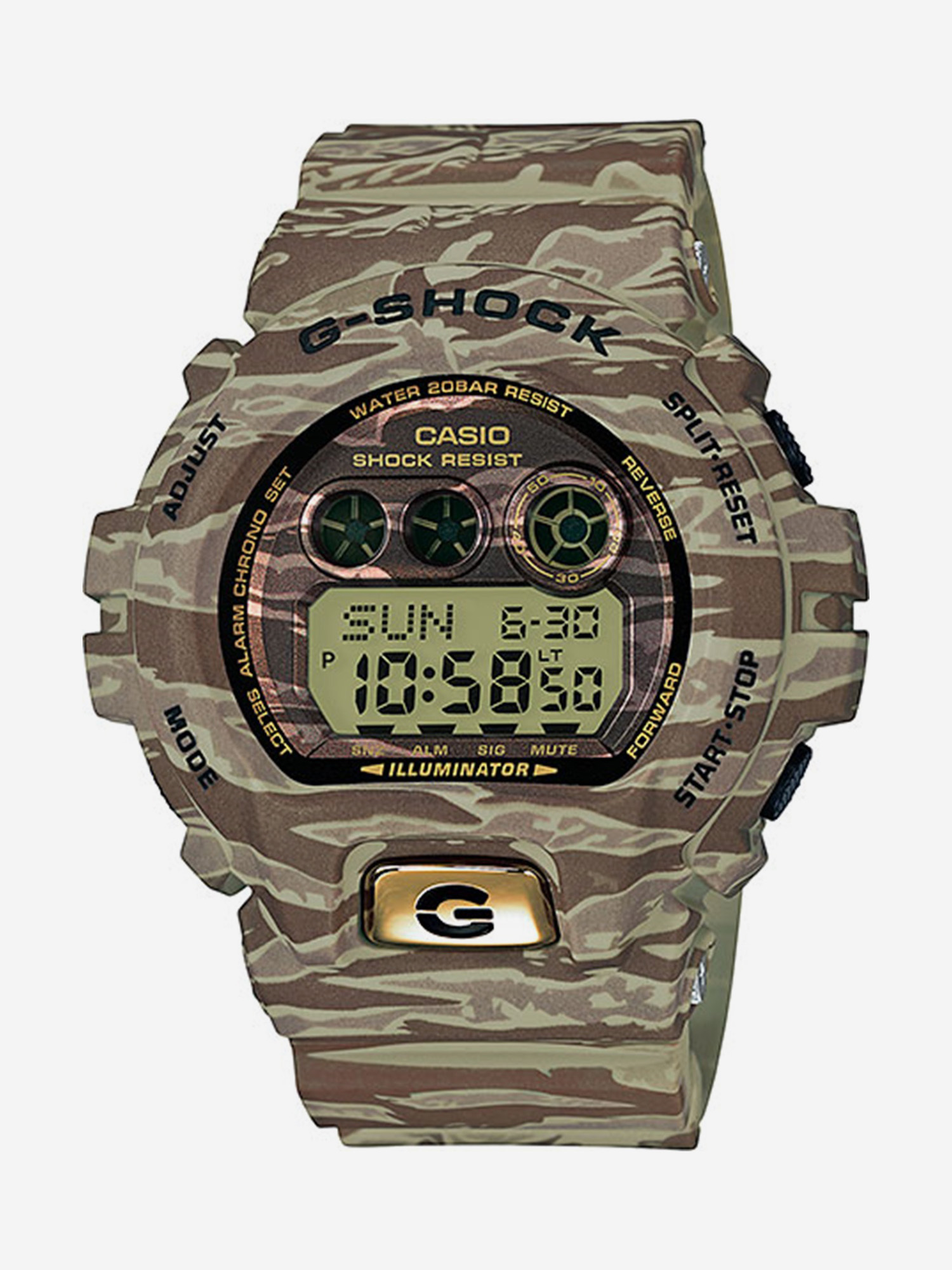 

Спортивные часы Casio GD-X6900TC-5E, Коричневый