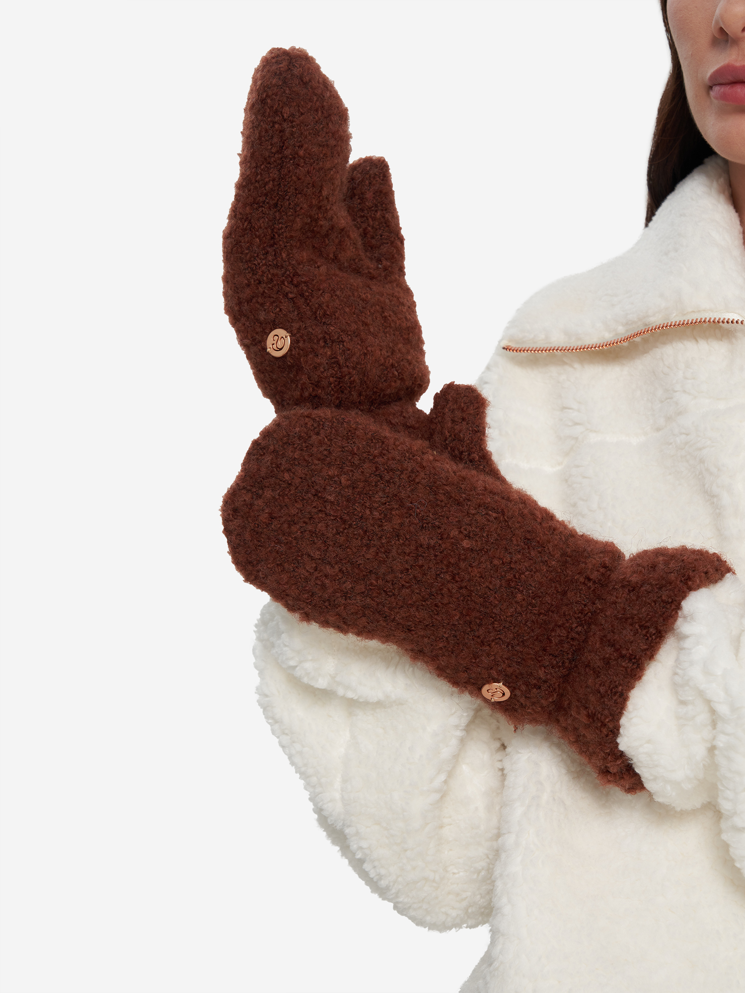 

Варежки женские Sensana, Коричневый