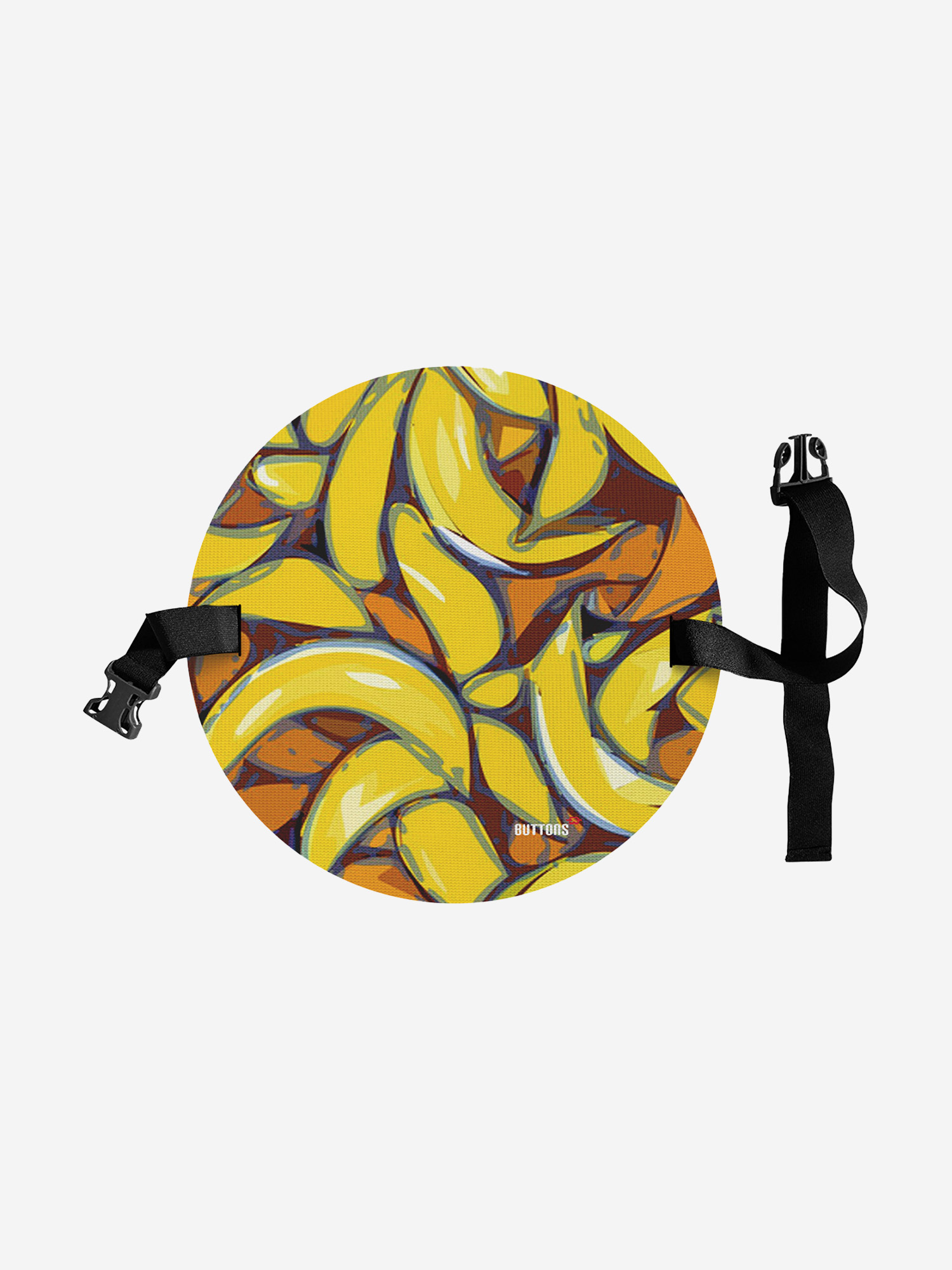 Сидушка туристическая круглая с рисунком, Желтый