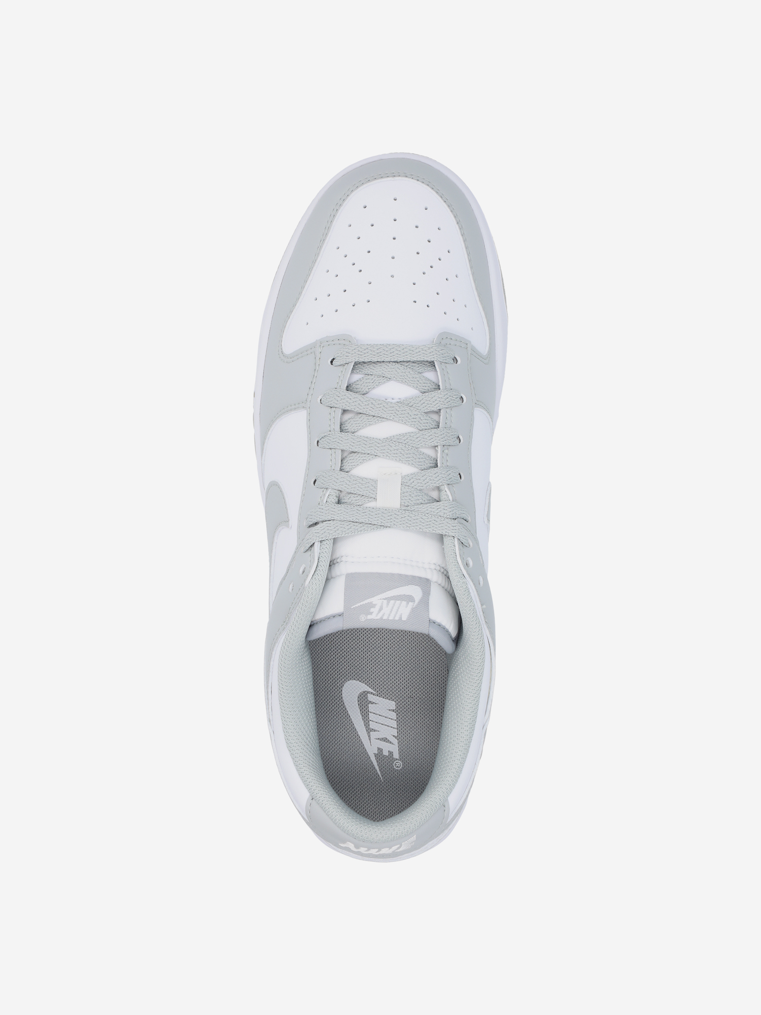 фото Кеды мужские nike dunk low retro, белый