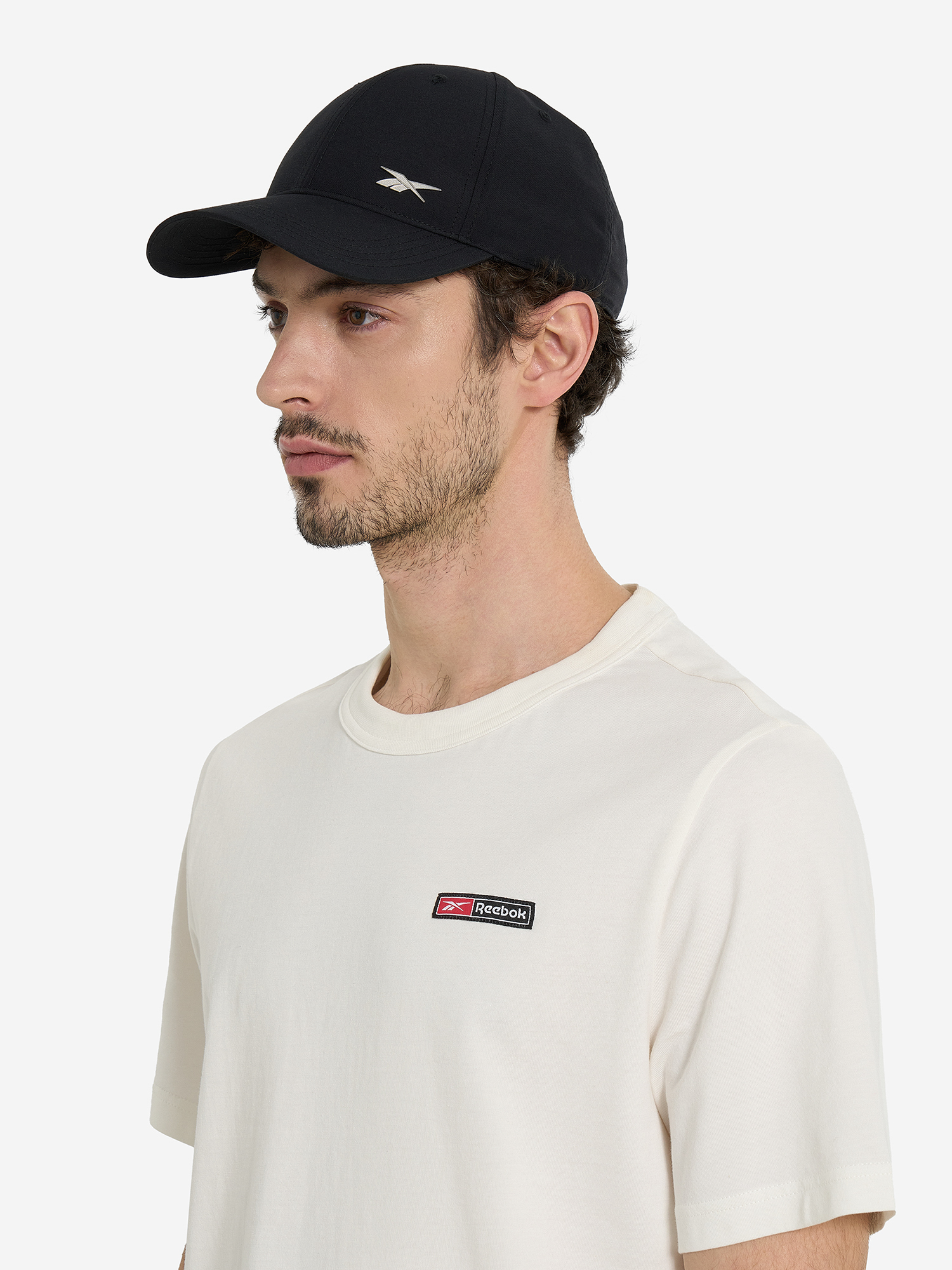 Бейсболка Reebok Badge, Черный 5