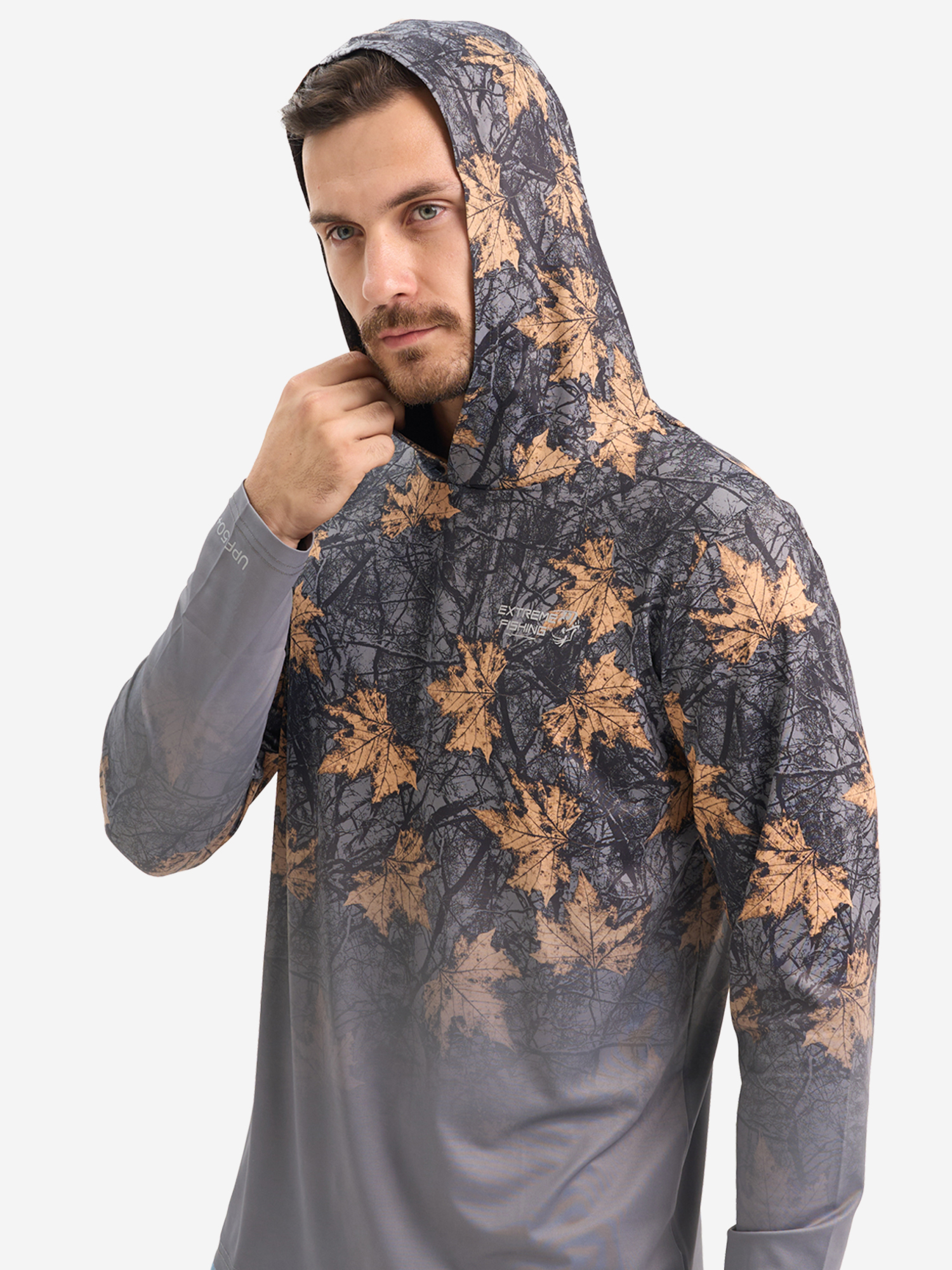 Изображение товара Мужской лонгслив для рыбалки и охоты Extreme Fishing ADD-G707H UPF50+ защита от насекомых