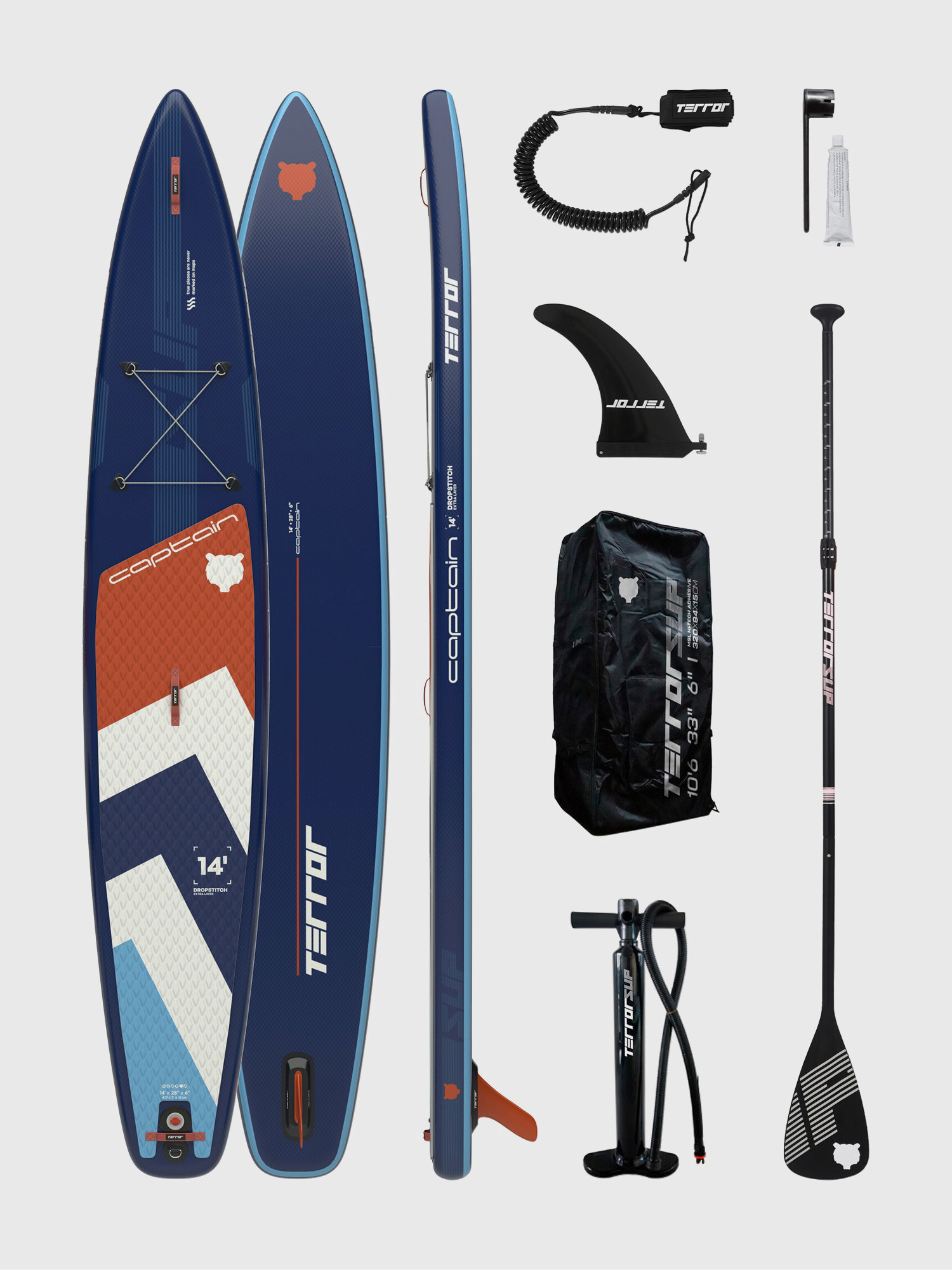 

SUP-доска TERRO '28"6" CAPTAIN blue, Синий