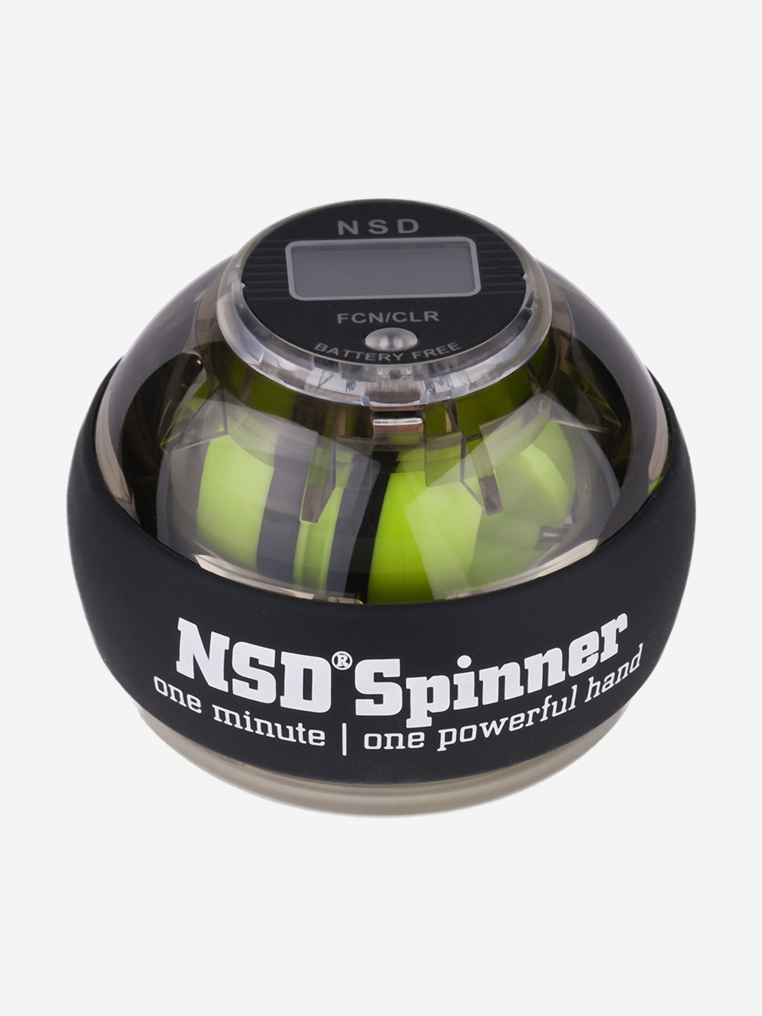 Изображение товара Кистевой тренажер NSD SPINNER с автостартом и счетчиком, зеленый/черный