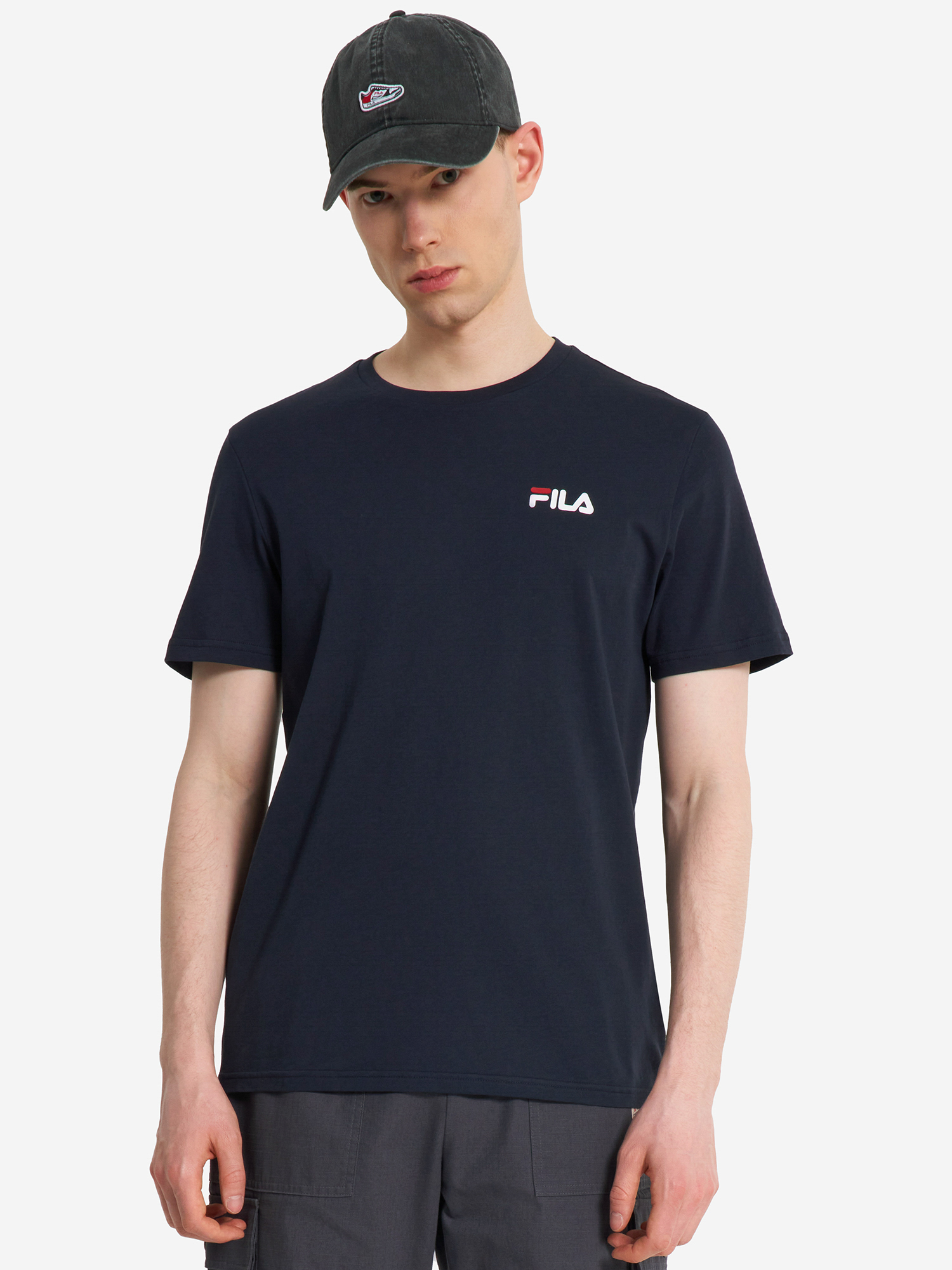 фото Футболка мужская fila essentials, синий