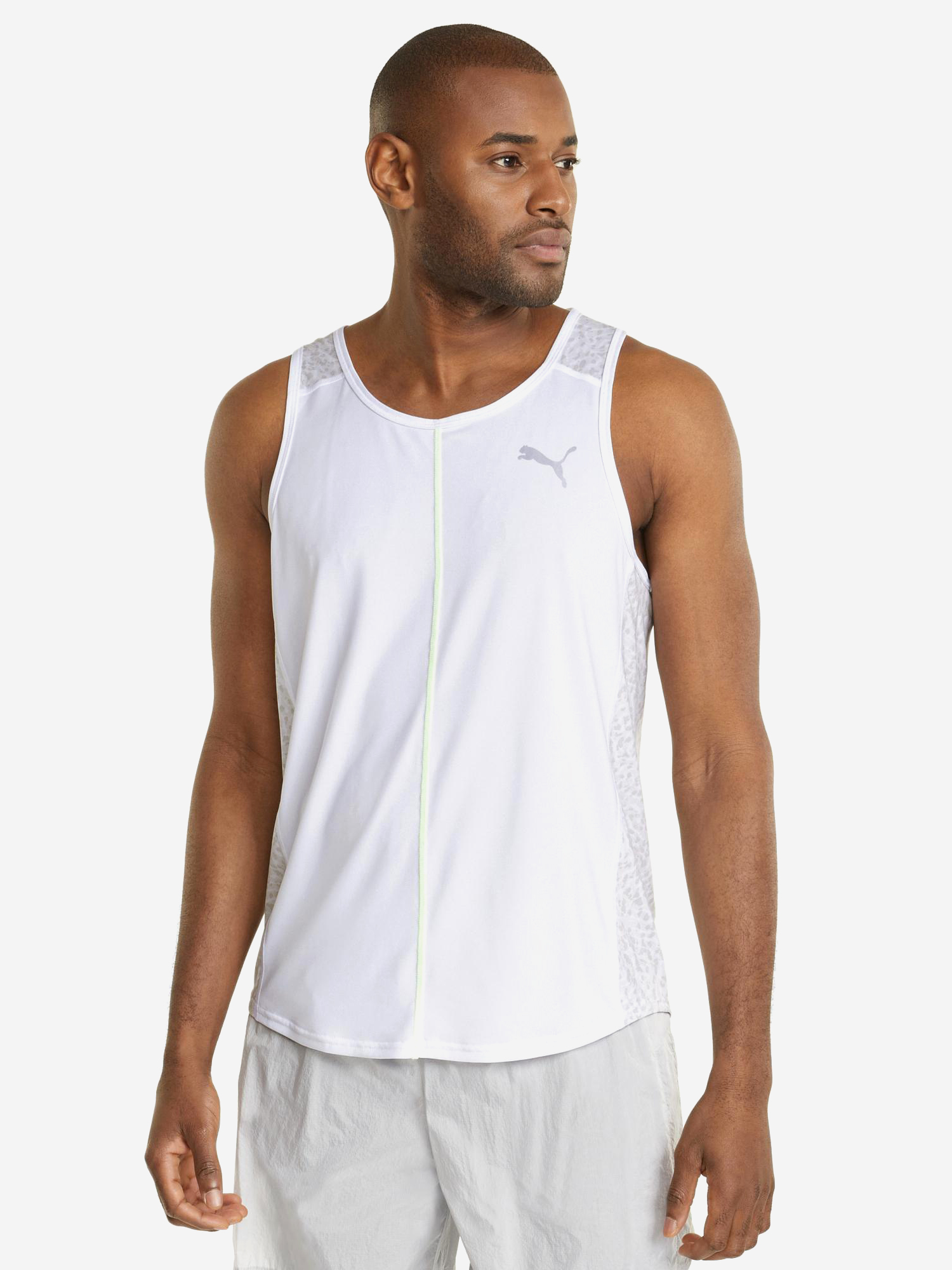 

Майка мужская PUMA Run Graphic Singlet, Белый