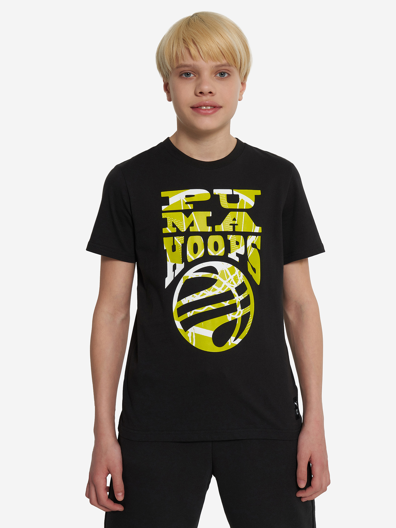 Футболка для мальчиков PUMA Basketball Blueprint, Черный 2