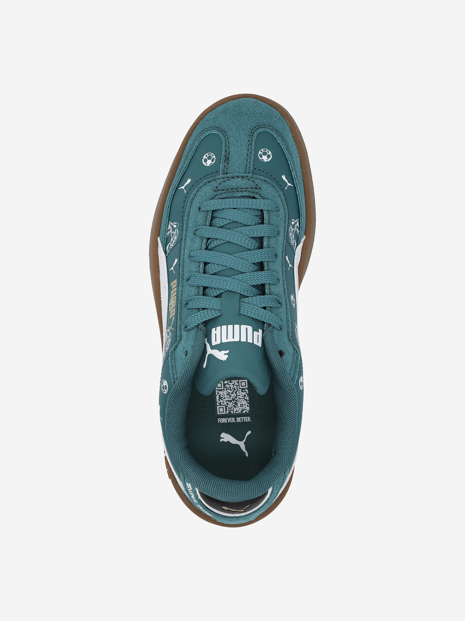 Кеды детские PUMA Club II Era Super, Зеленый 5