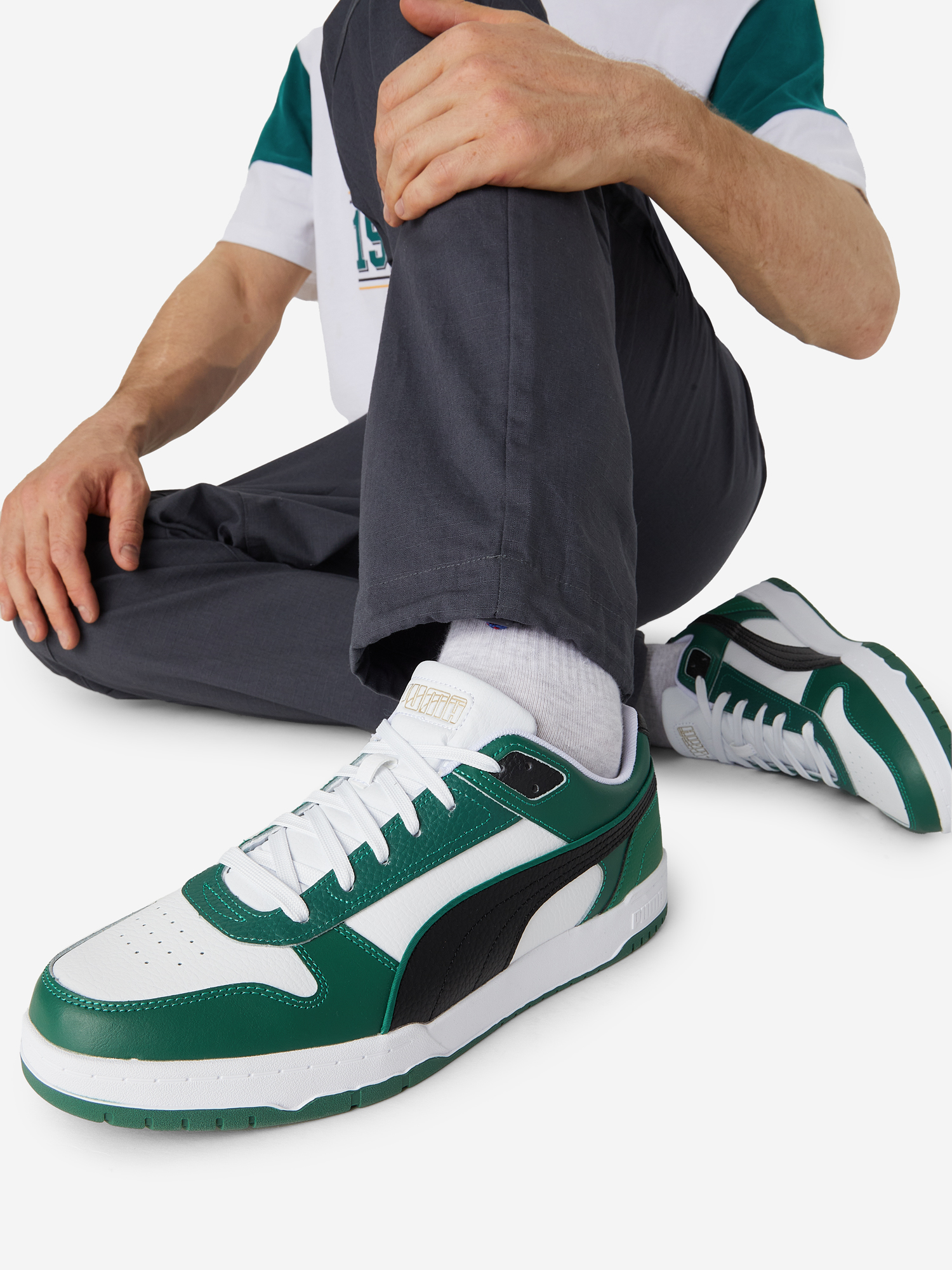 

Кеды мужские PUMA Rbd Game Low, Зеленый