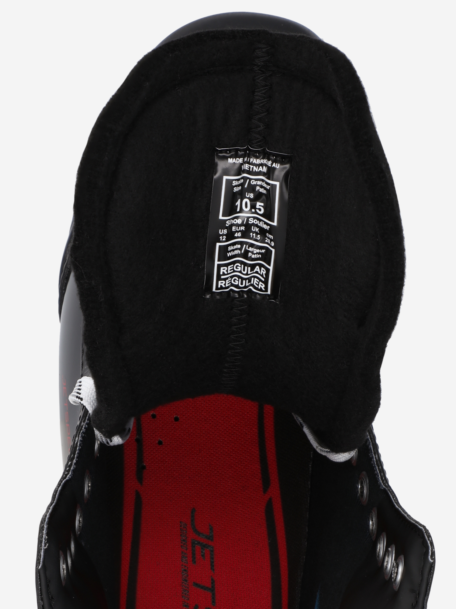 фото Коньки хоккейные ccm sk jetspeed 880 sr regular, черный