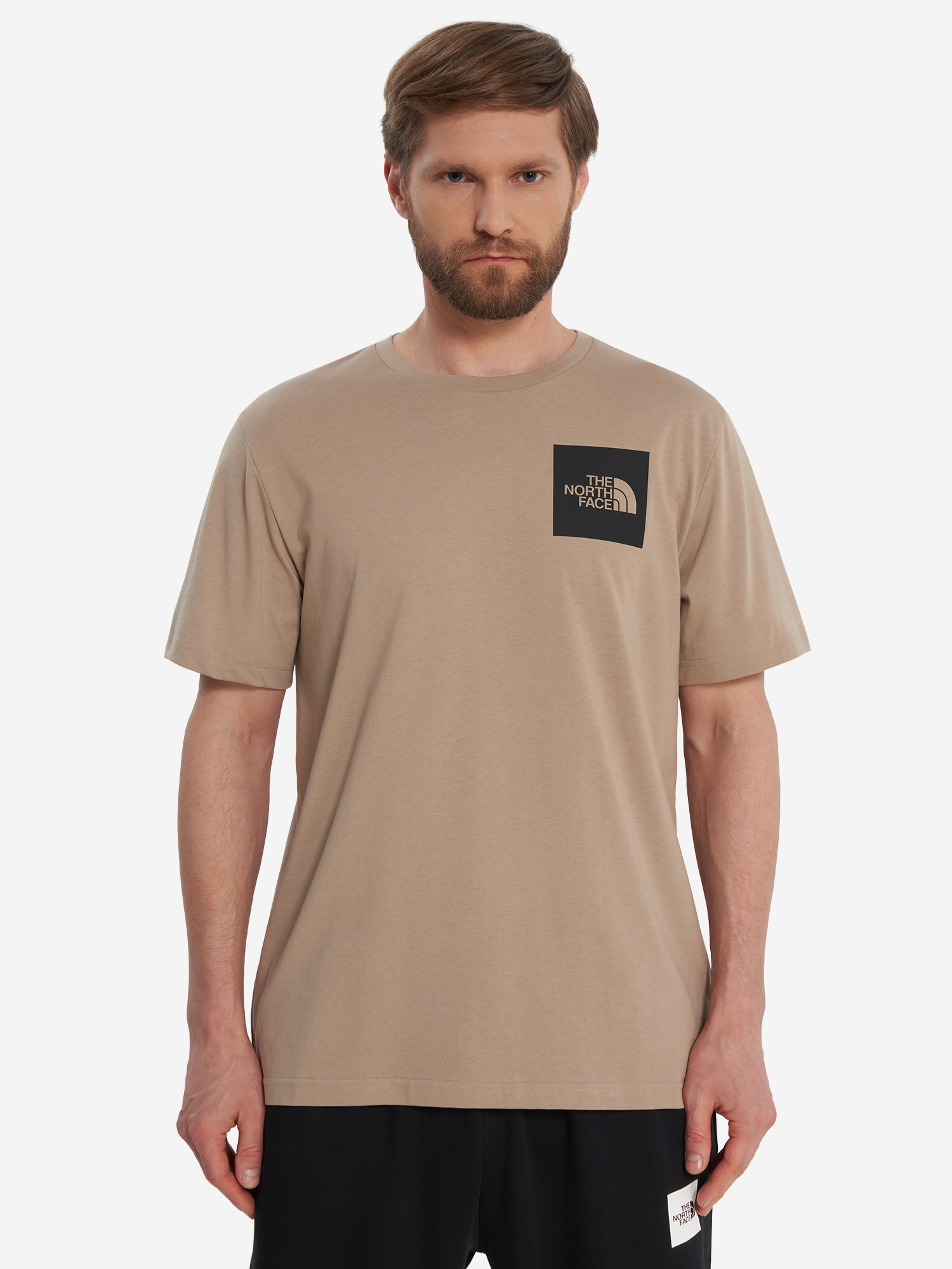 фото Футболка мужская the north face fine, серый